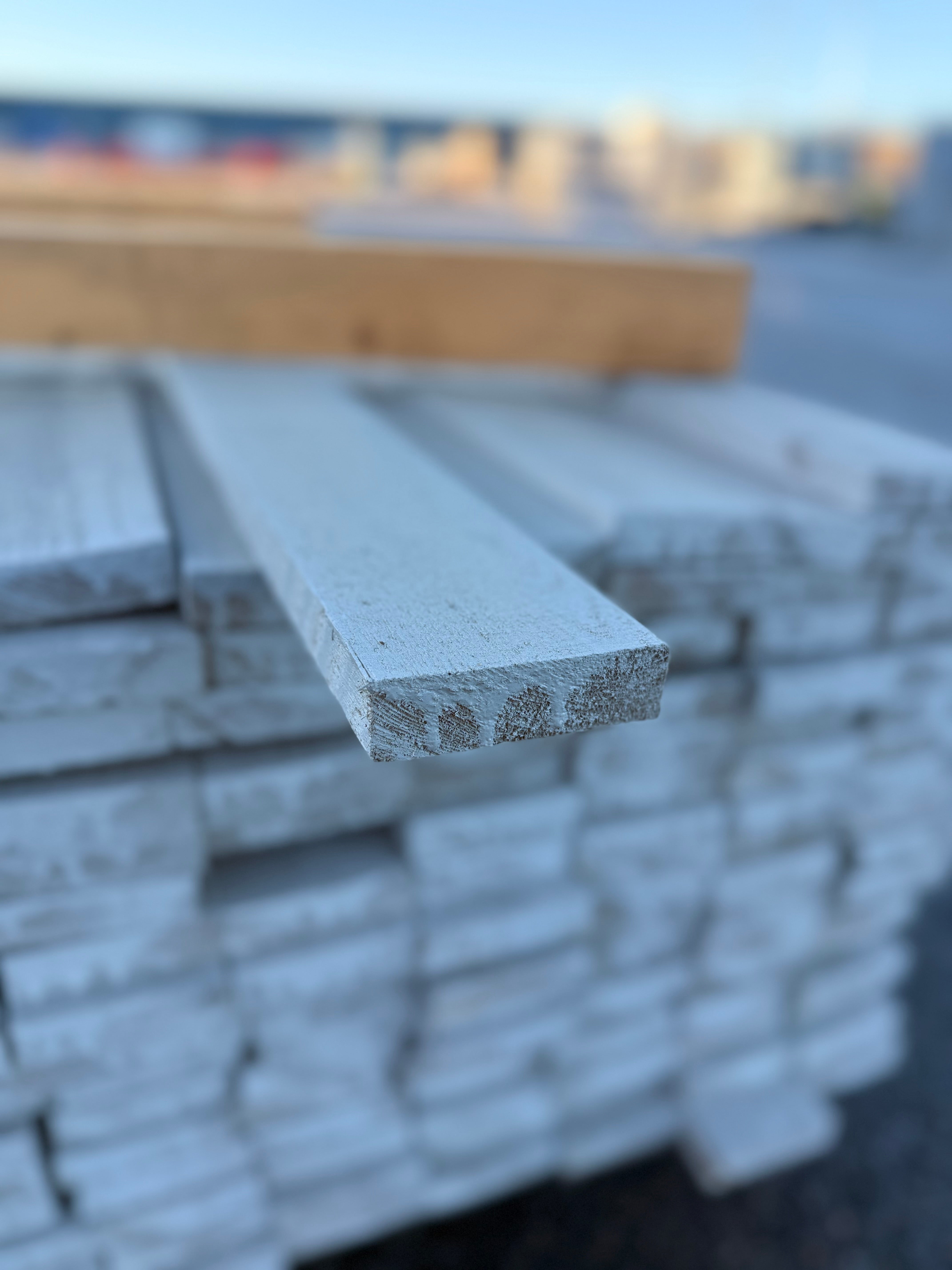 Paket Finsågade Brädor 21x79 mm – 208 st (3,60 m, Målad NCS S 3000-N)