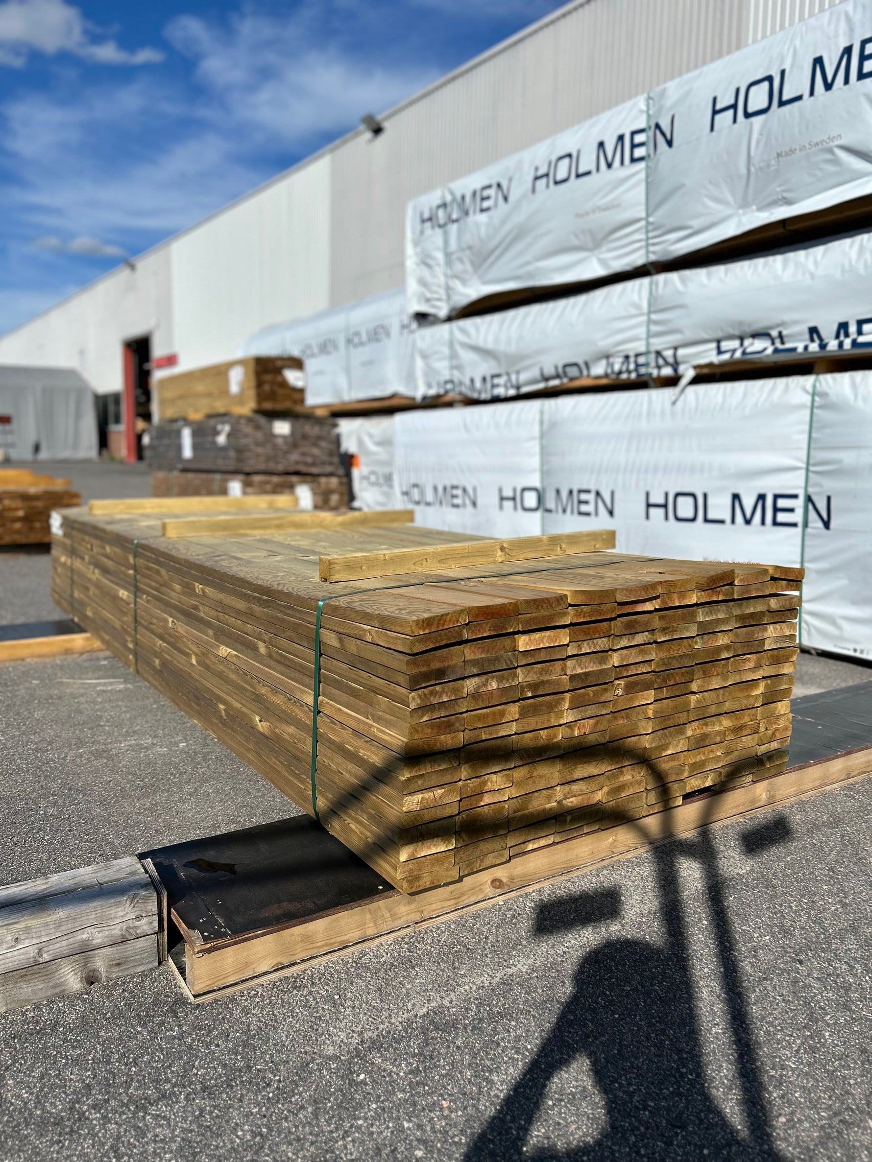Paket Tryckimpregnerad Trall 28x120mm 3,60m 144st B-Sortering