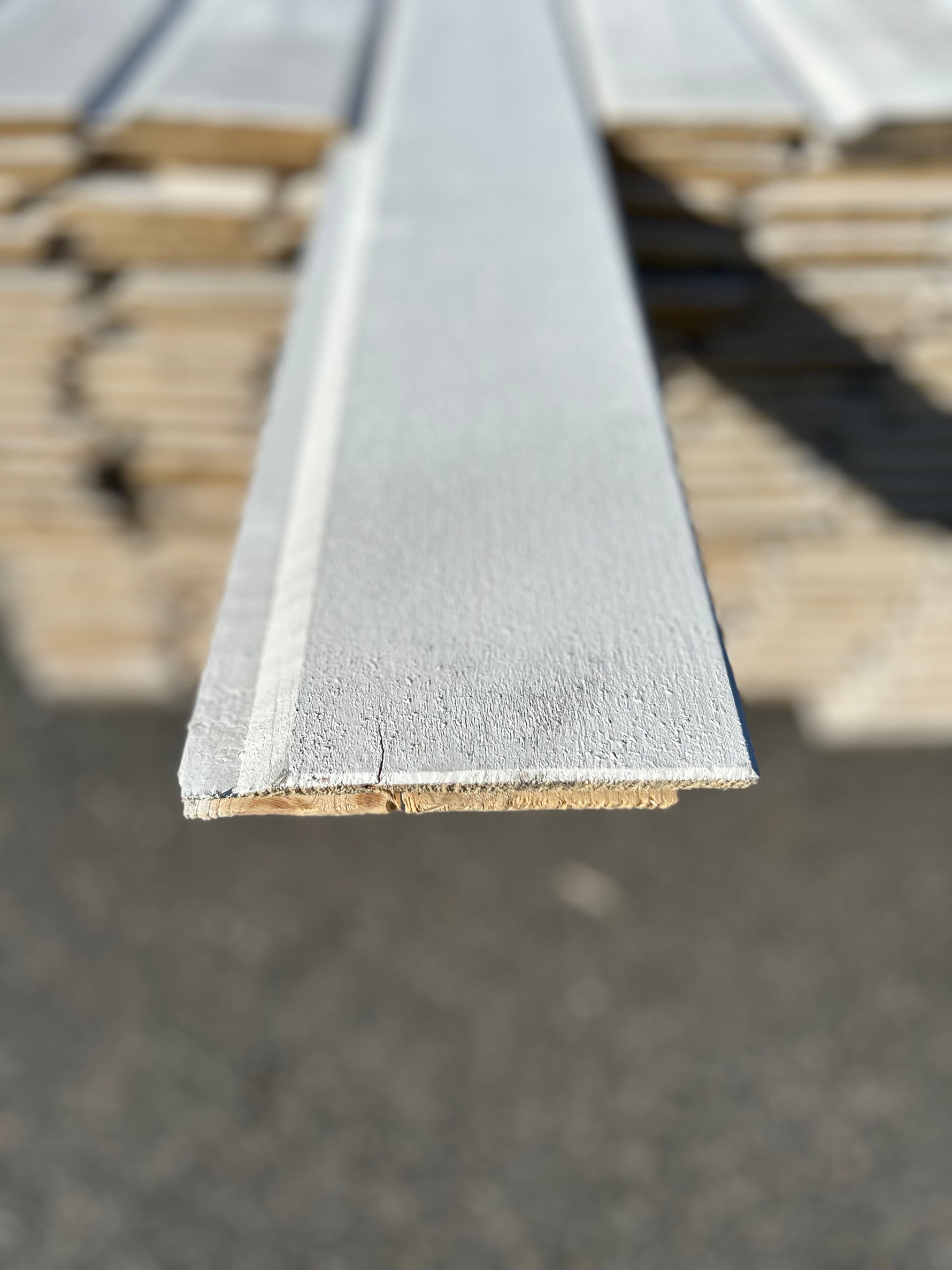 Paket Ytterpanel Dubbelfasspont 22x145mm, 208st 4.80m Grundmålad