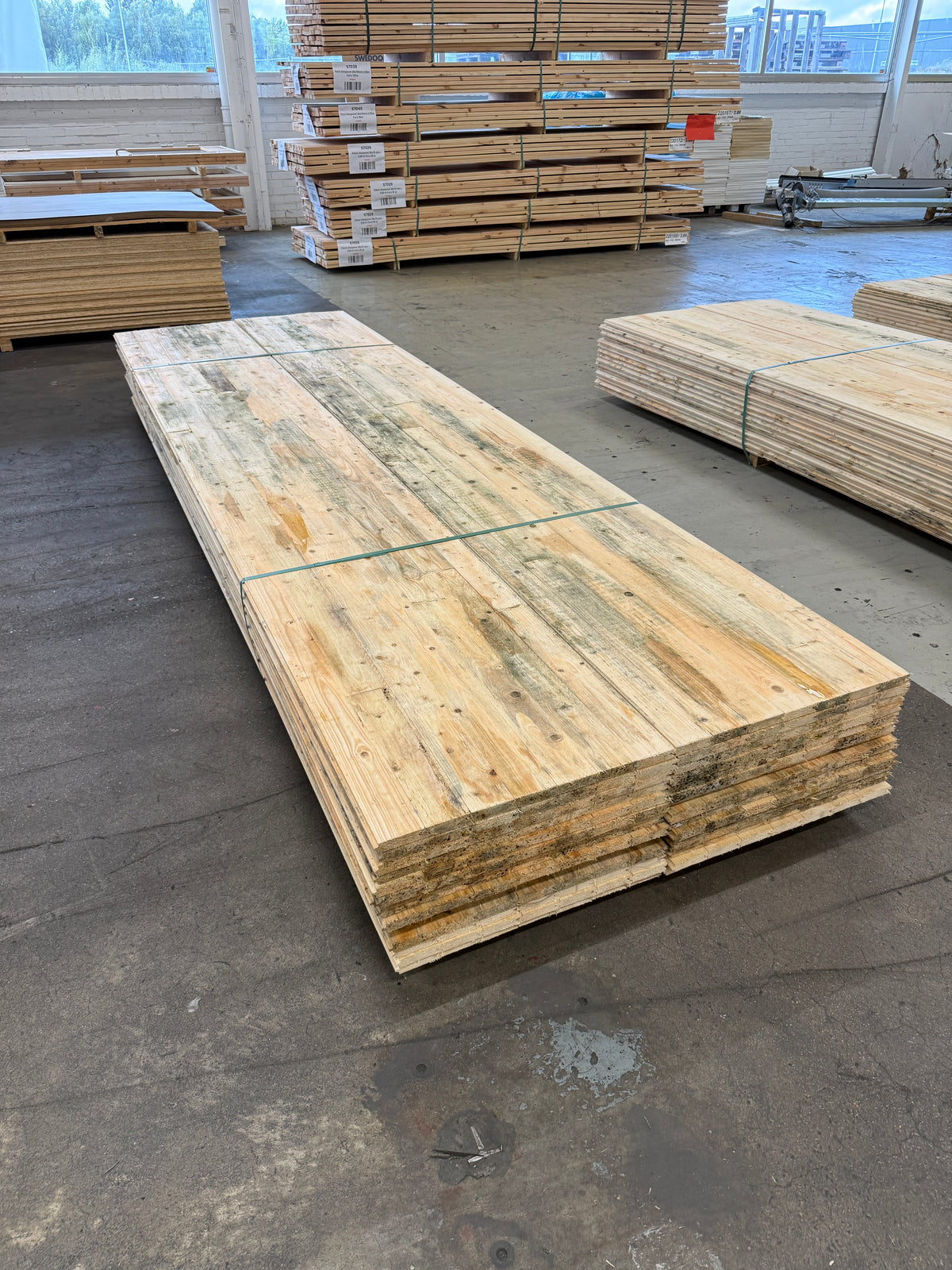 Paket Råspontluckor 20x540x3600mm 30st (Fuktskadat)