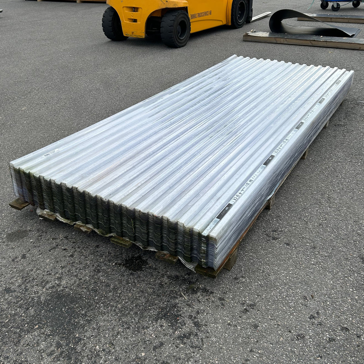 Plasttak GOP Suntuf klar- 0,8mm Trapetsprofil