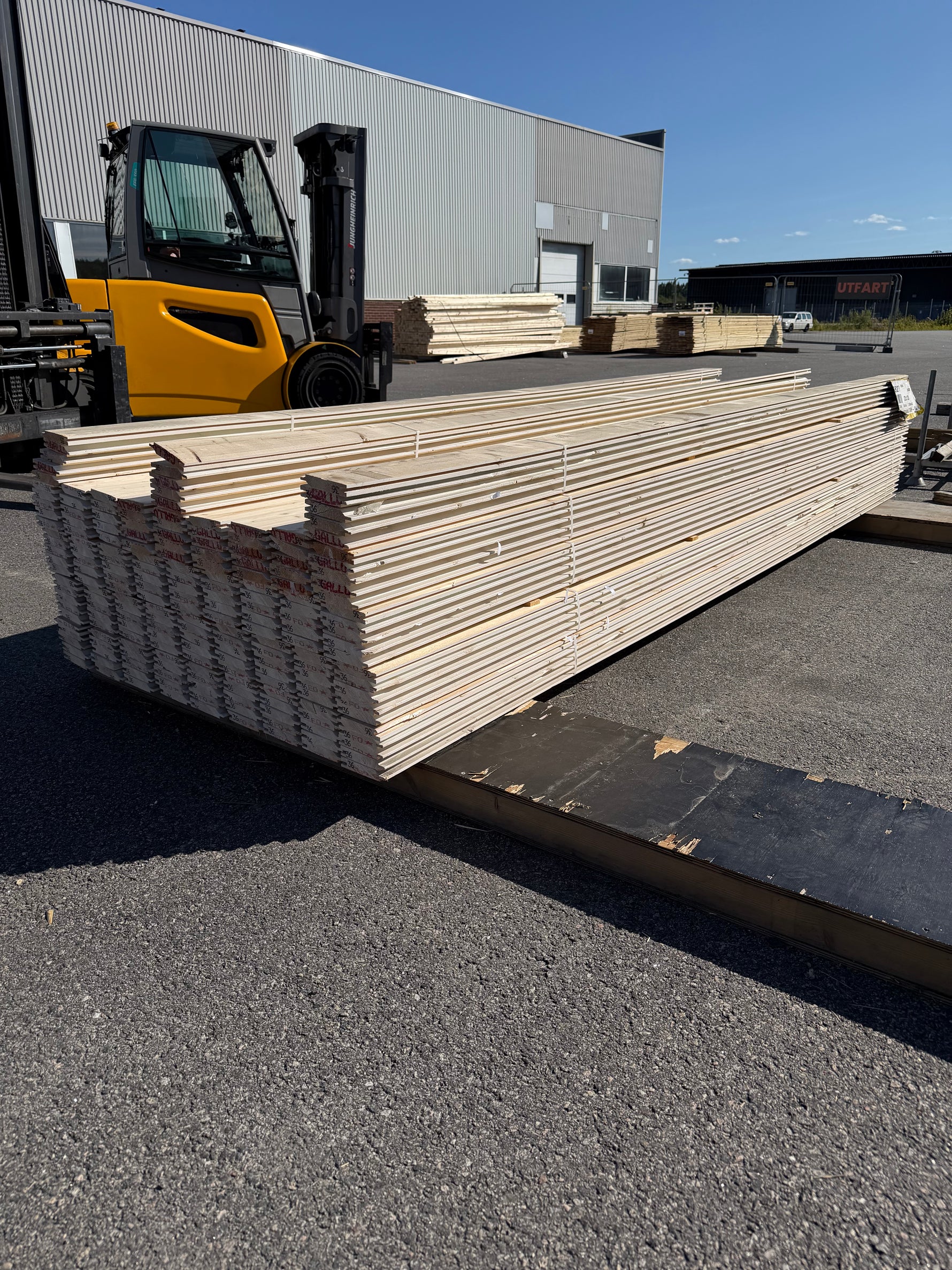 Paket Ytterpanel Enkelfas 22x120mm 3.60m, 195 st