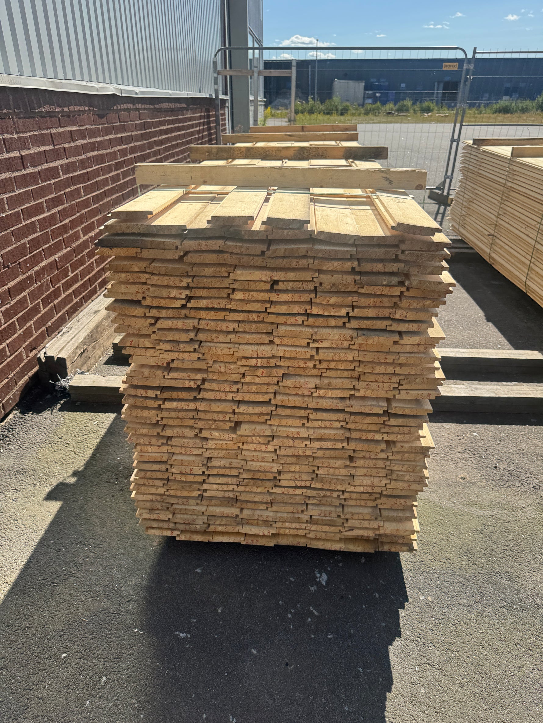 Paket Ytterpanel 22x120mm 4,80m 260st Obehandlad