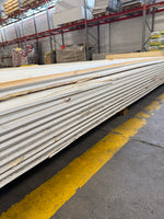 Paket Ytterpanel Dubbelfas Halvspont 22x120mm, 101st 4,50m Grundmålad