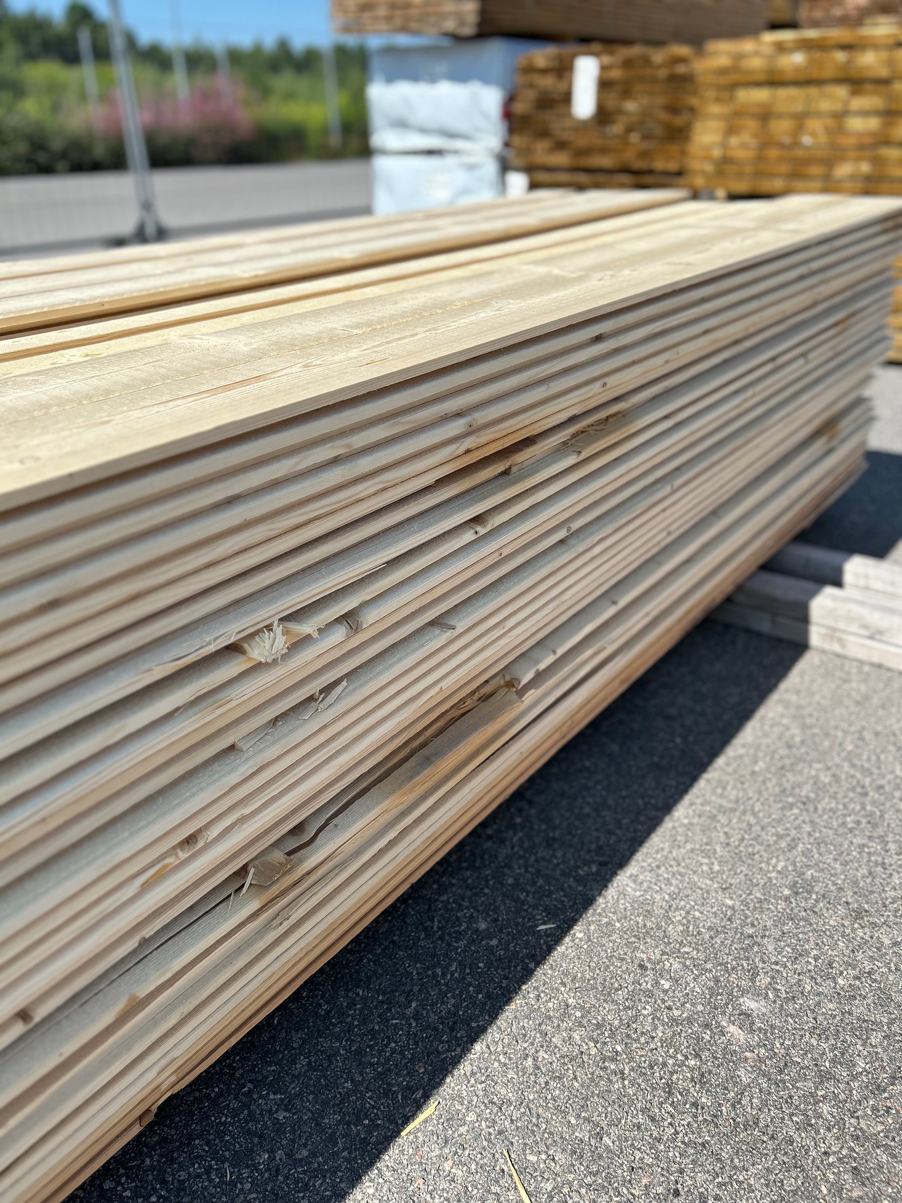Paket Enkelfas Halvspont 22x145mm 3.90m 194st Obehandlad