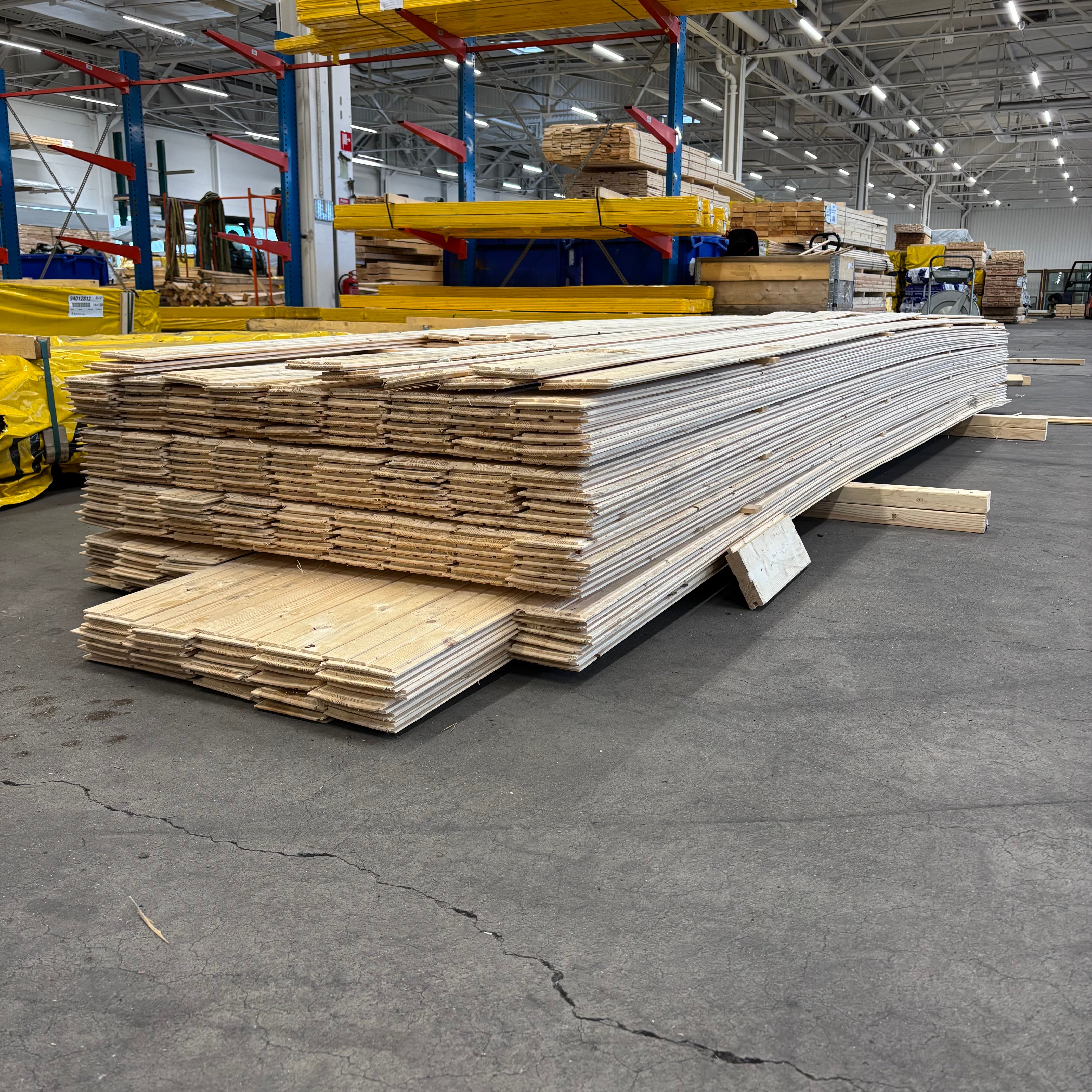 Paket Gran Ekonomi Finsågad Panel 15x120mm 234st 4.75m