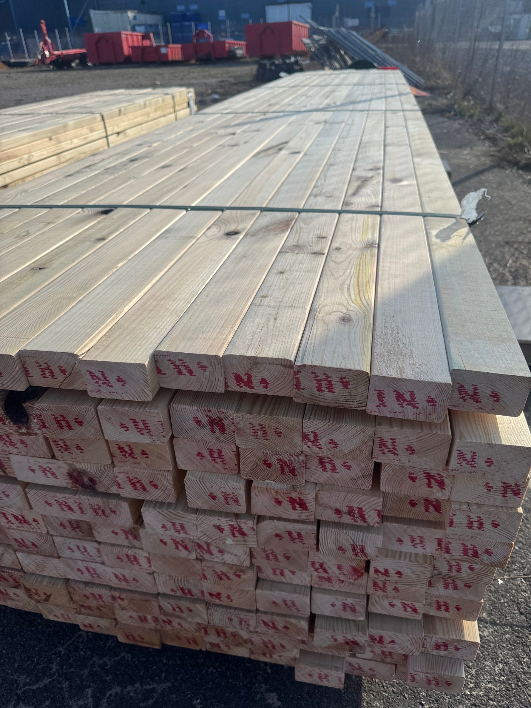 Paket Reglar 48x73 mm – 154 st (5,40 m, furu)