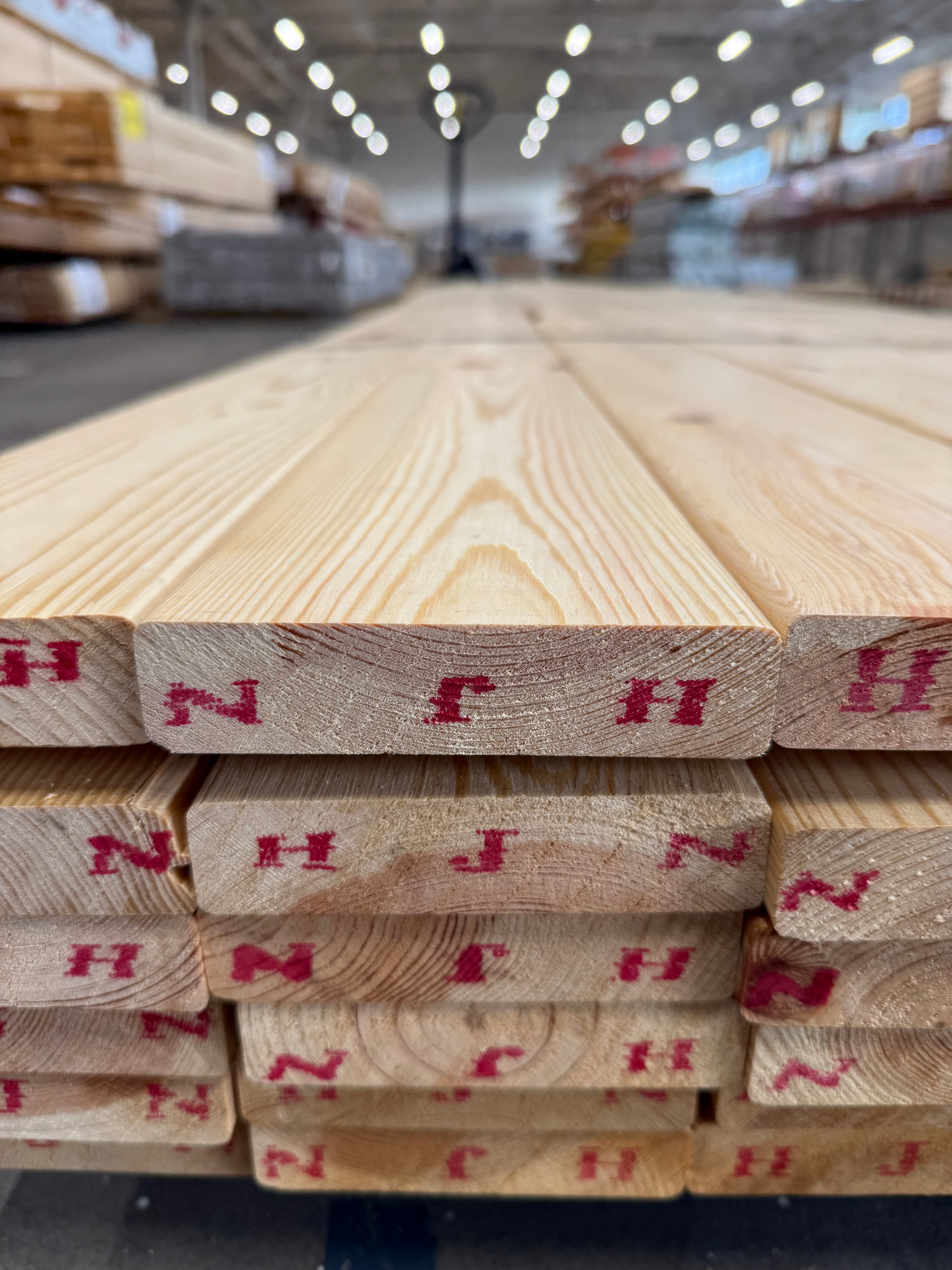 Paket Hyvlade Brädor 28x120mm, 3.60m- 54st (Furu) B-sortering