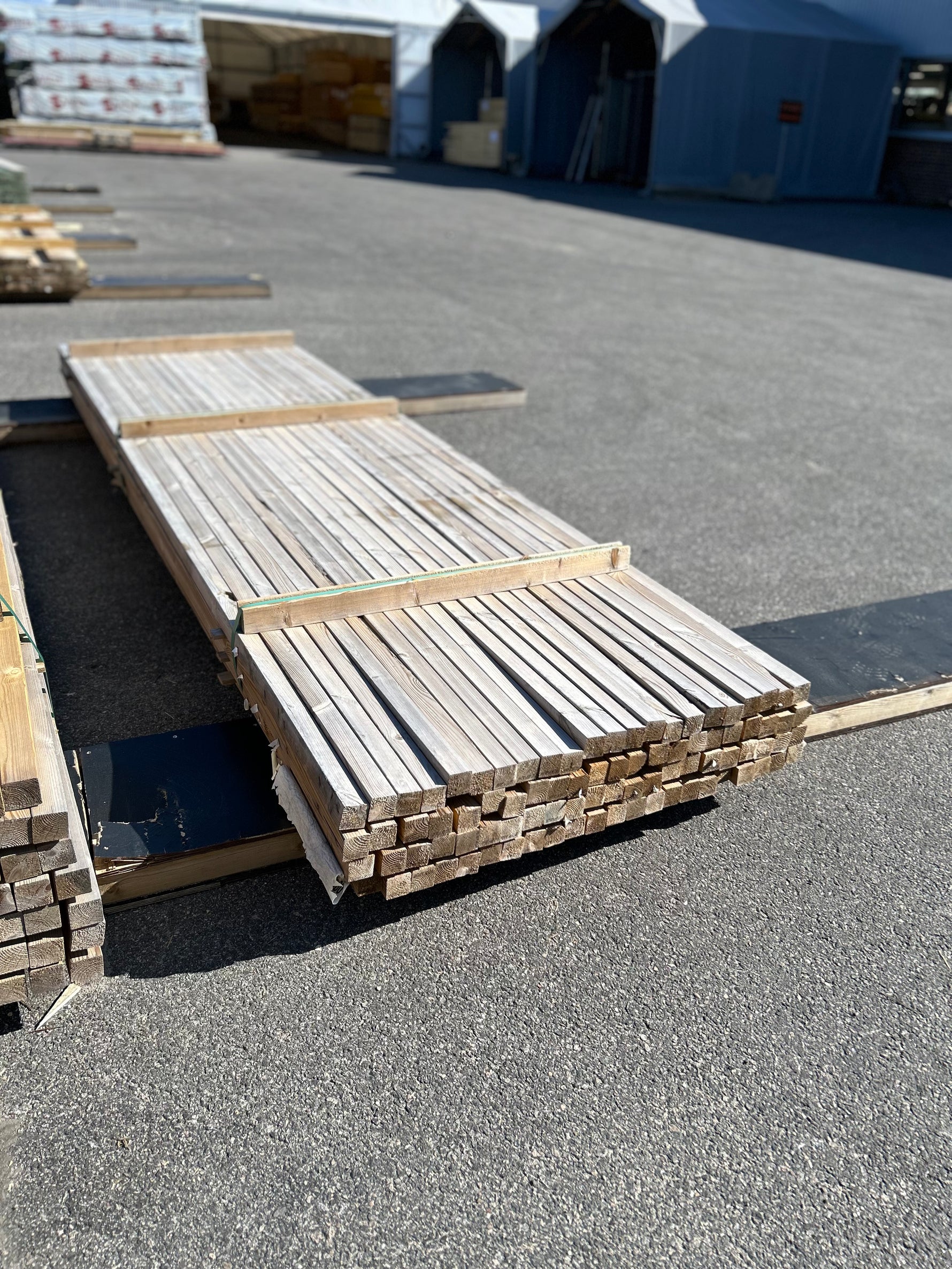 Paket Tryckimpregnerade Reglar 45x45mm 3,60m 88st (Väderbitet)