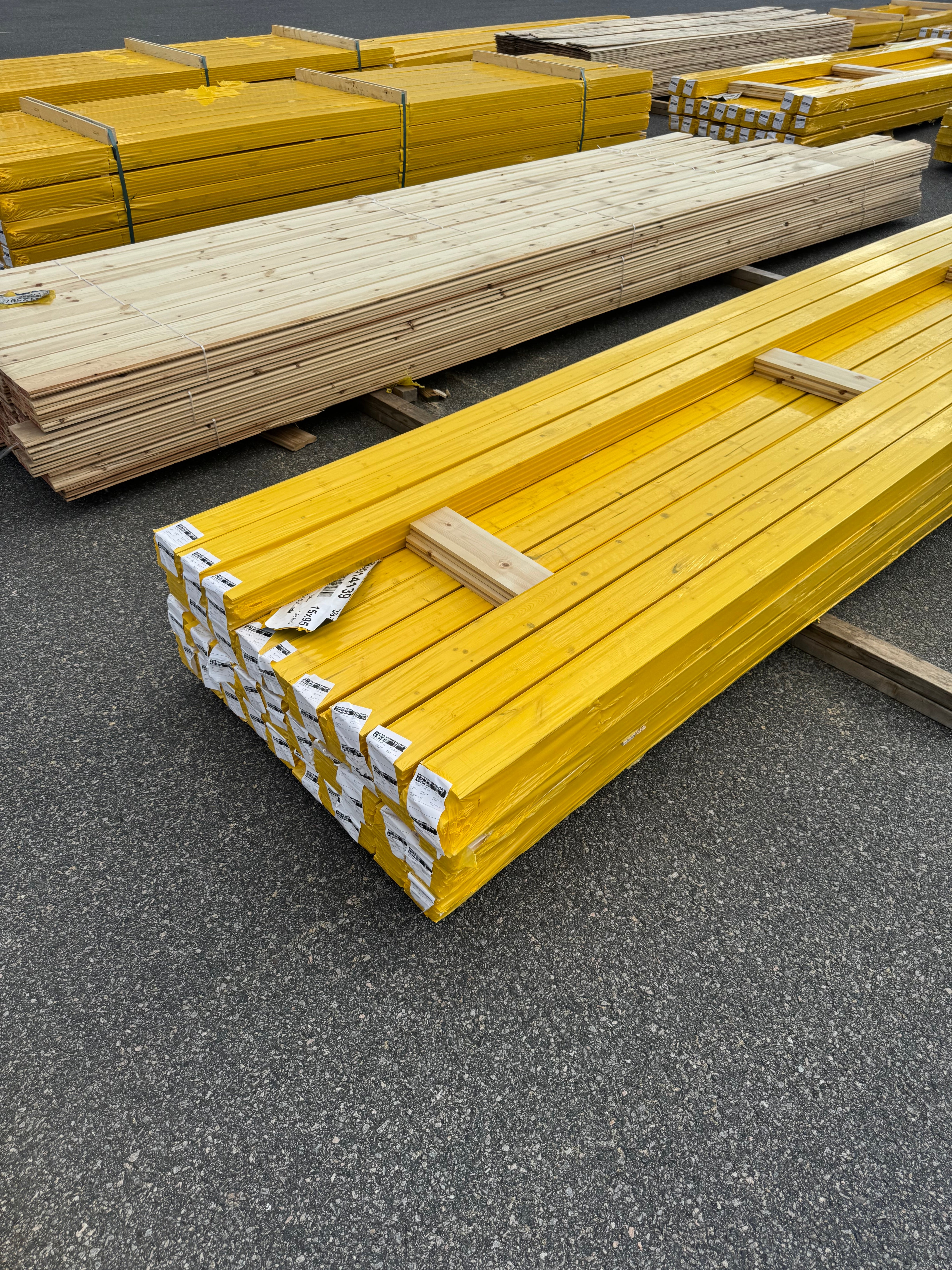 Spårpanel 15x95 Gran – Sekunda, Finsågad, Obehandlad