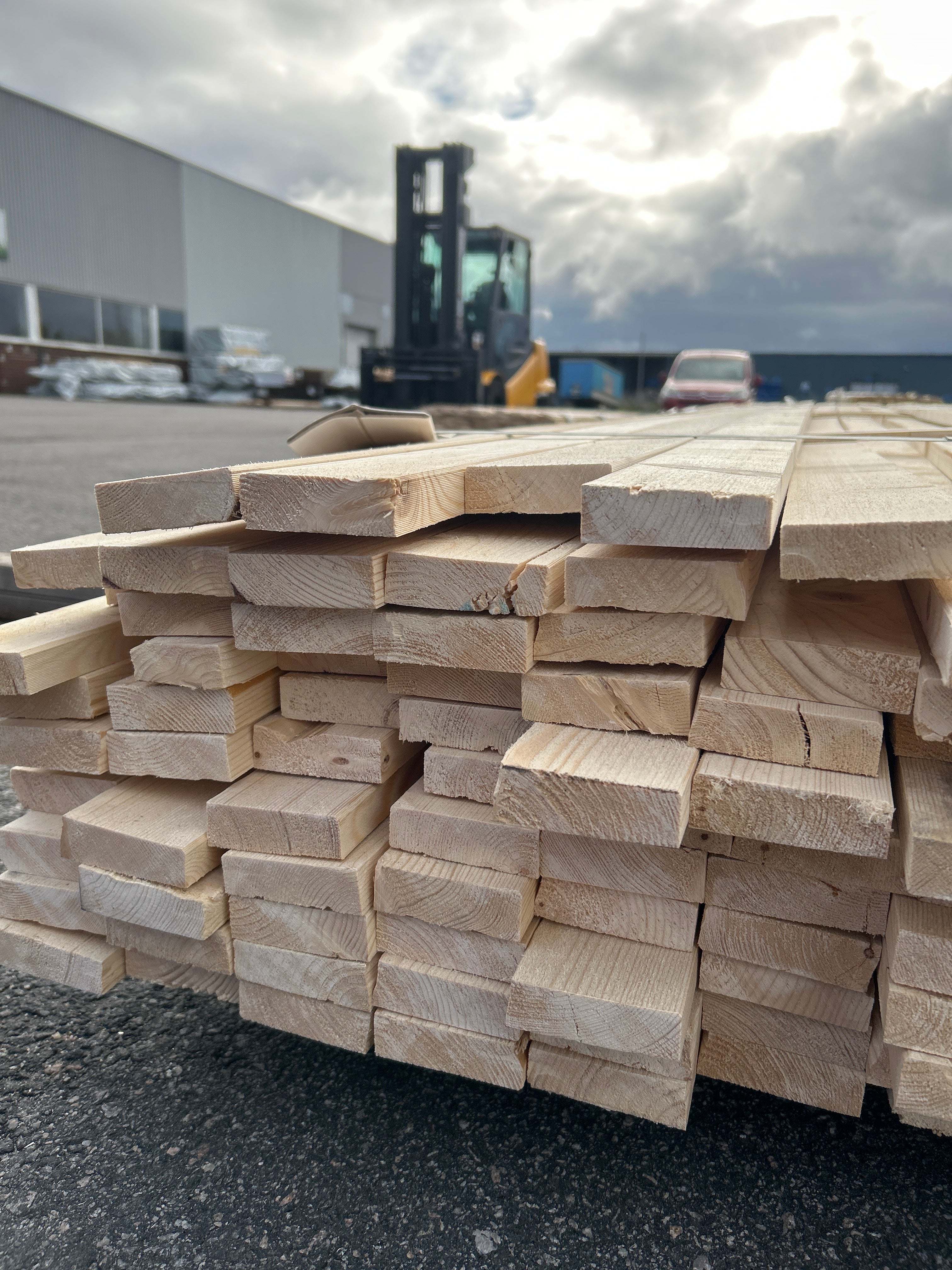 Paket Ytterpanelbräda 22x70mm 148st 3.60–4.20m (B-sort)