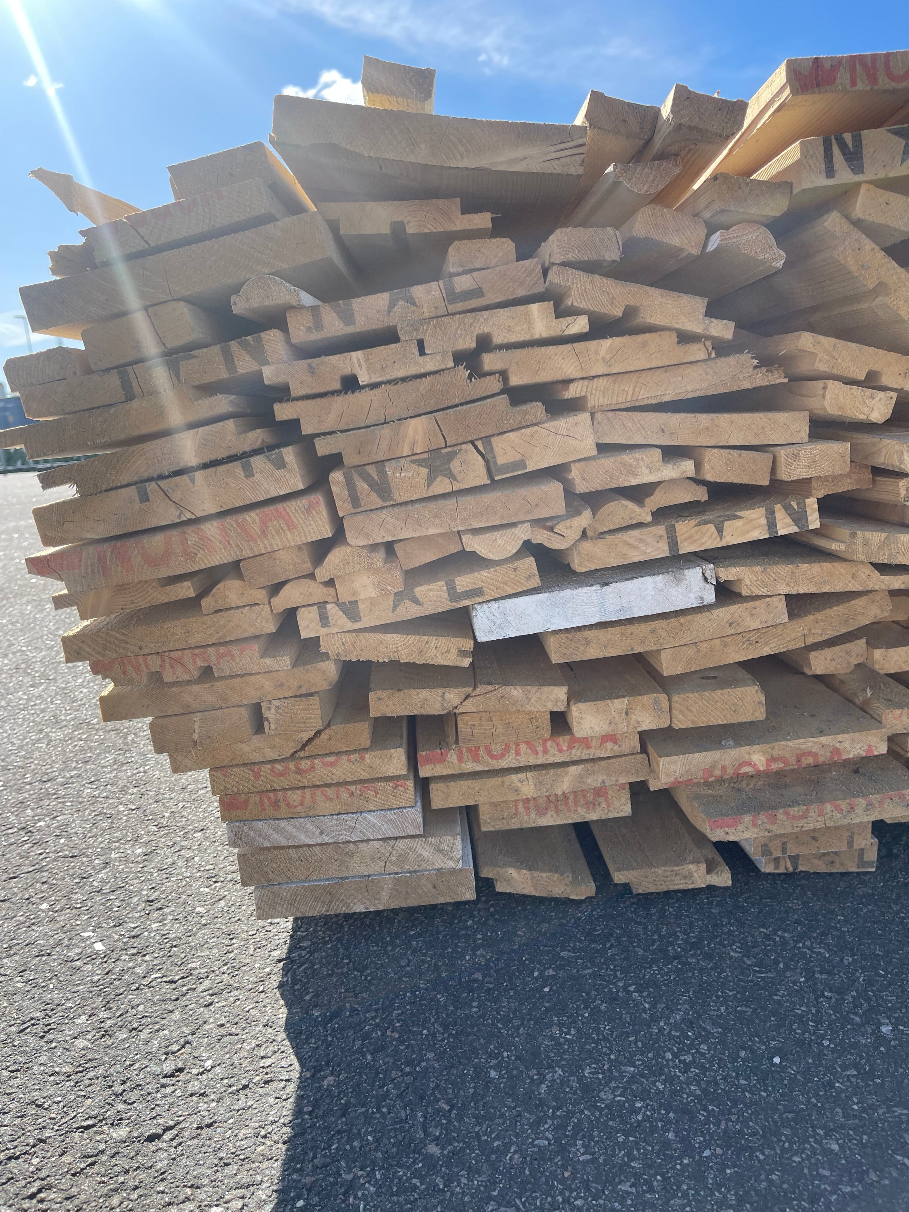 Paket Virke – Blandat Paket – Maxlängd 5,40 m