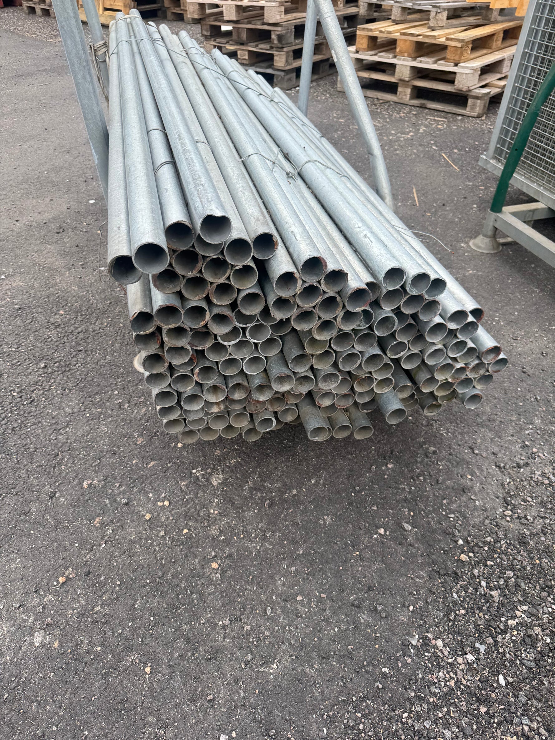Pall Stålrör 45mm, ca 110st 2,0m