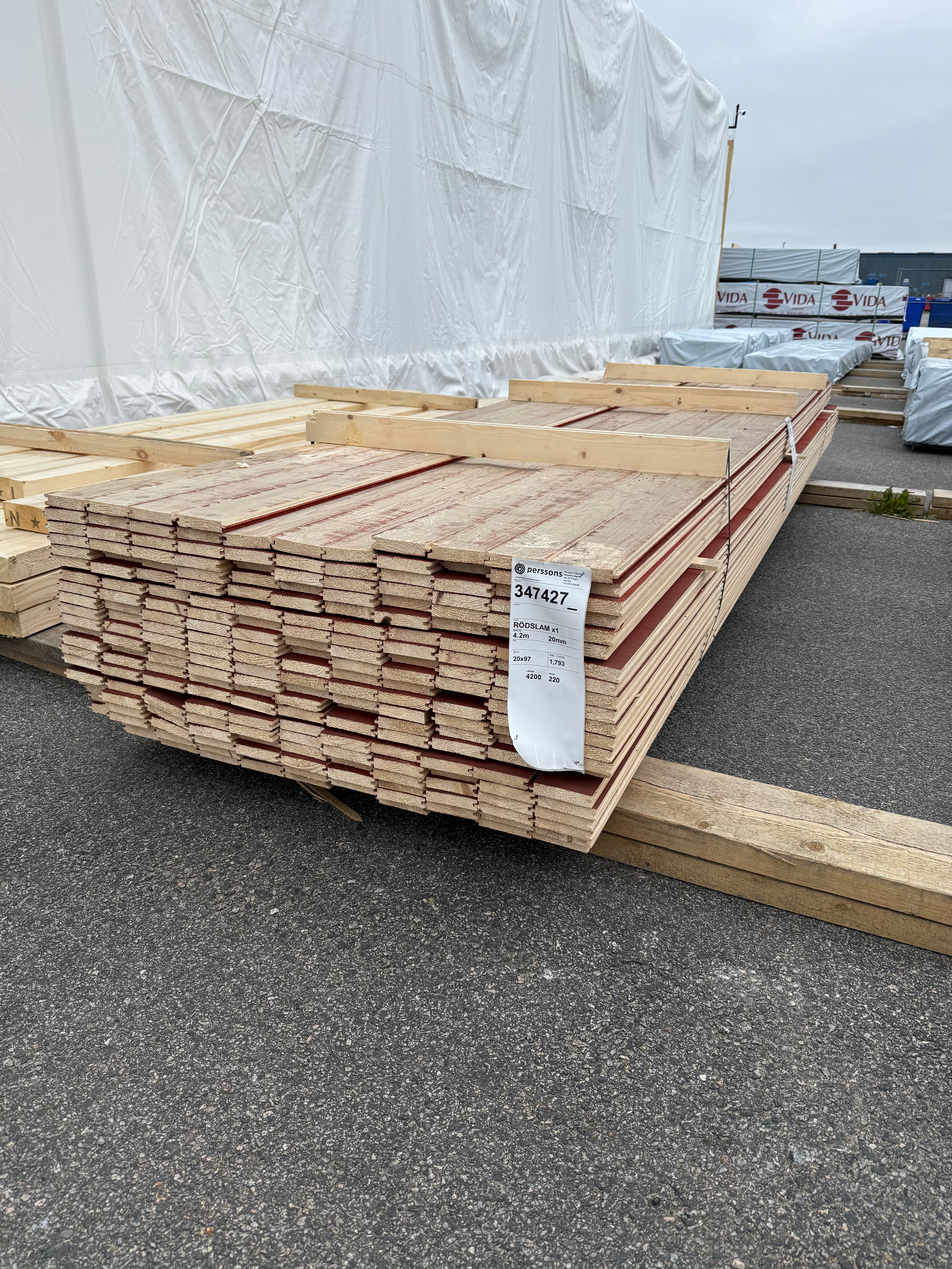 Paket Råspont 20x97 4.20m 228st