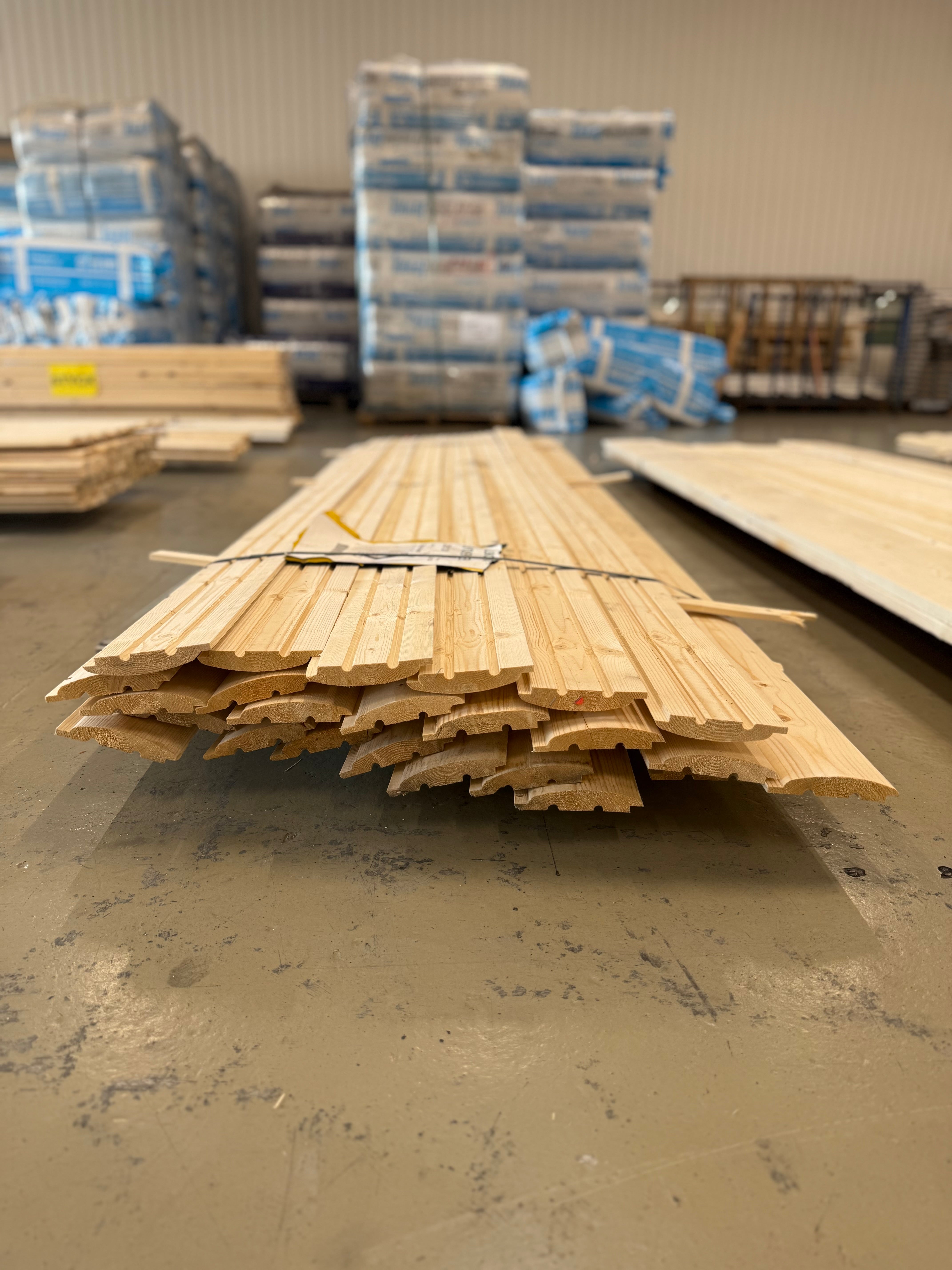 Paket Ytterpanel Stockpanel 22x120mm 24st 3.60m