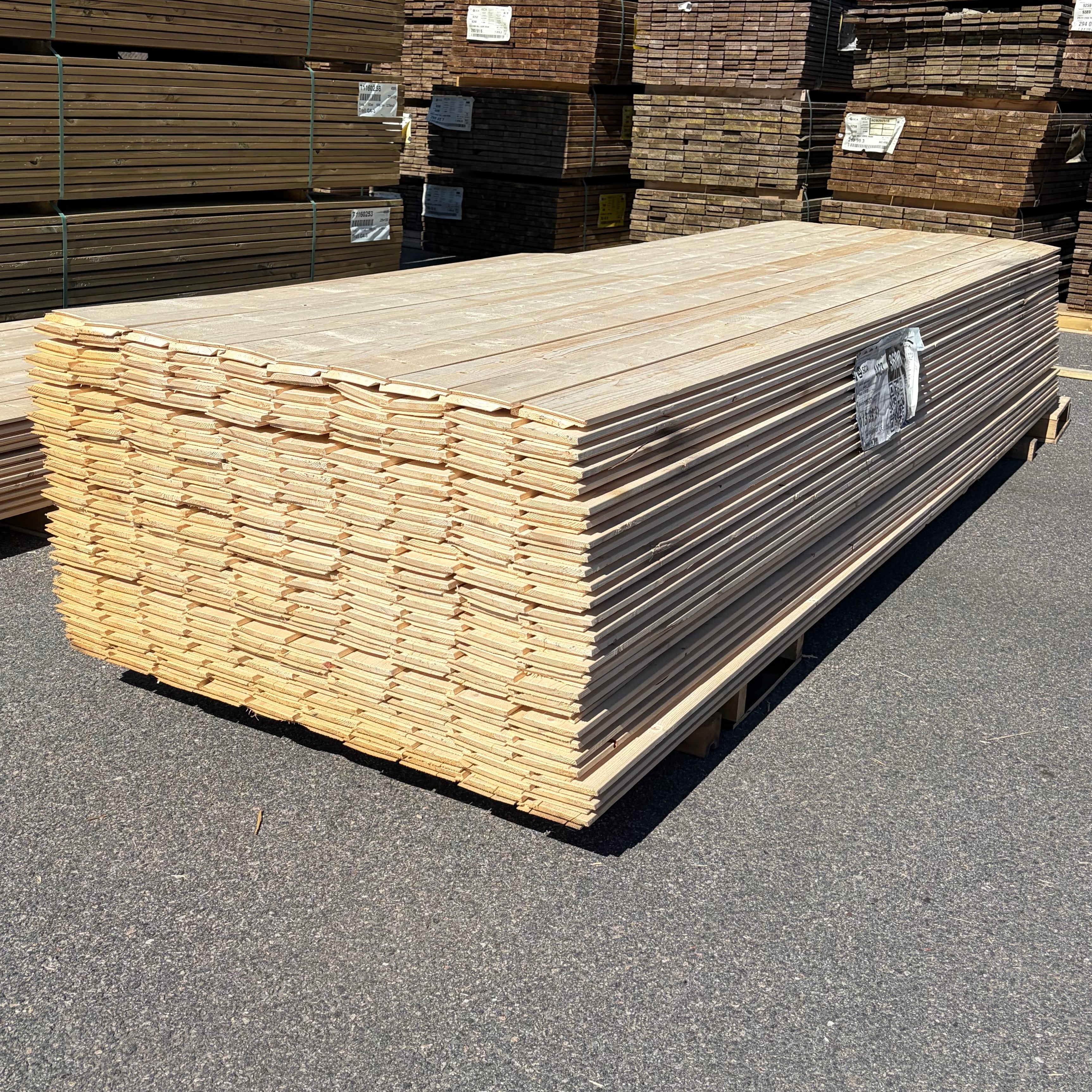 Paket Enkelfas Fals Ändspont 22x120mm, 260st 3.6m