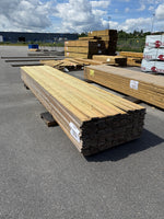 Paket Tryckimpregnerad Rillad Trall 28x120mm, 144st 5.10m- Väderbitet