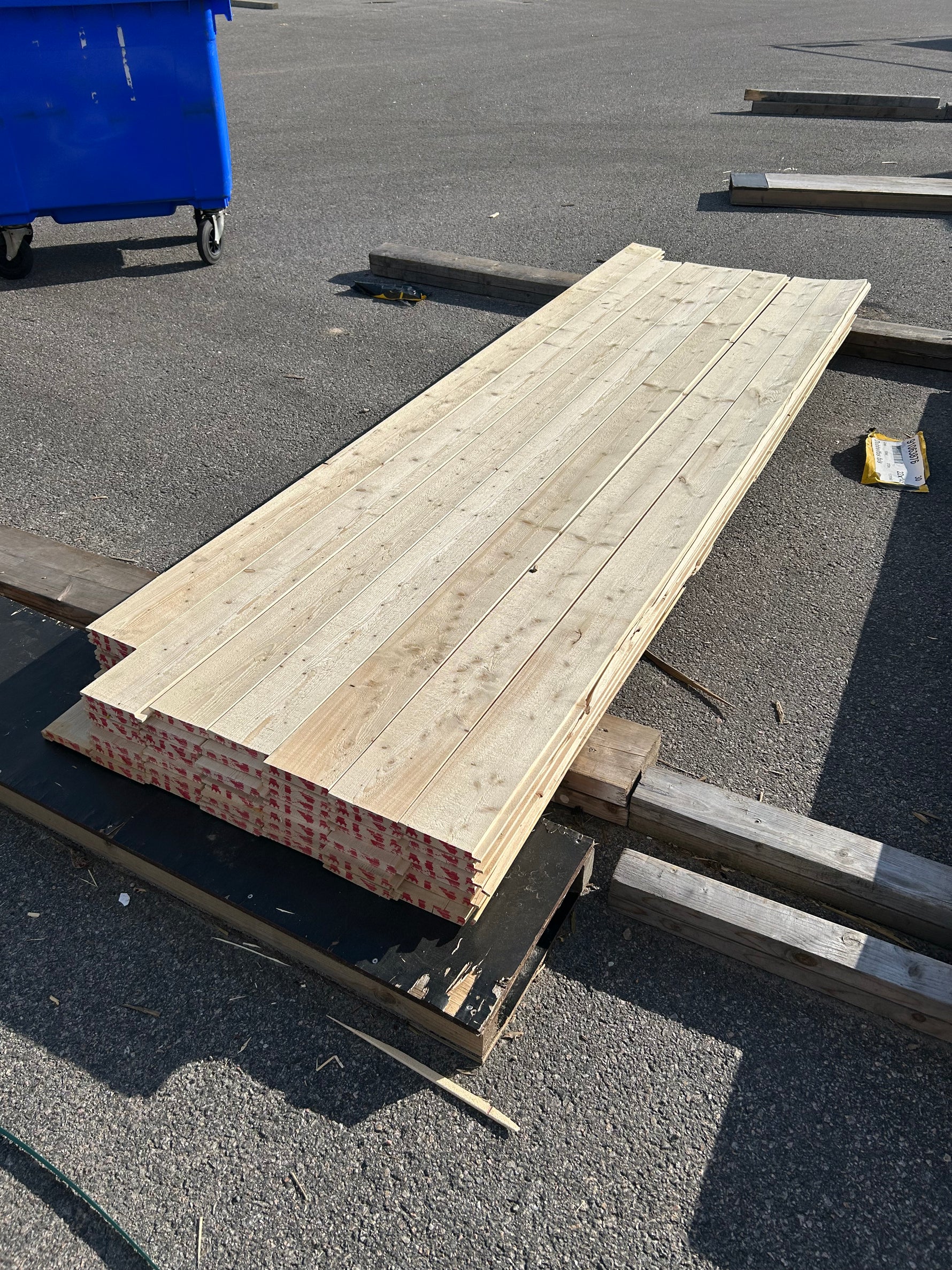 Parti Spontad Ytterpanel 22×145 mm 3,00 m 49 st Gran