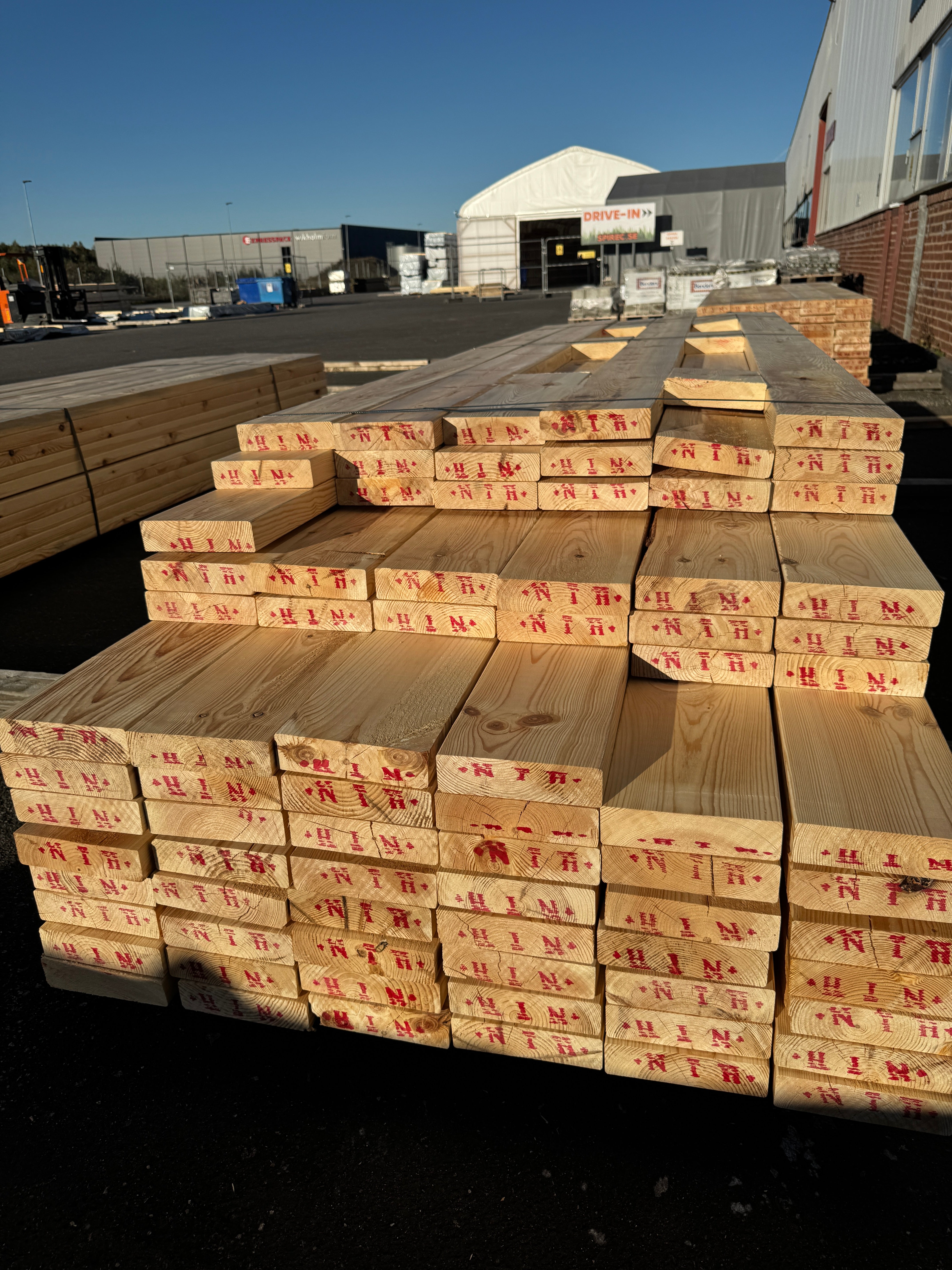 Paket Reglar 45x170 – 76 st (3,0–3,6 m, furu)
