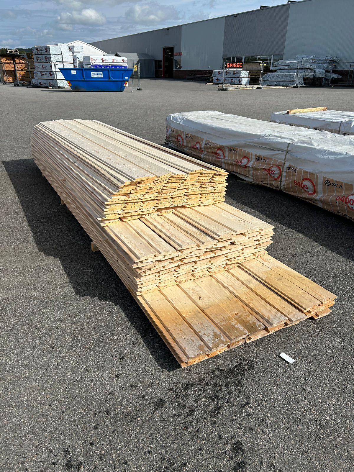 Paket Springpanel 22x145 mm – 3,60–4,80 m (Andra sortering)