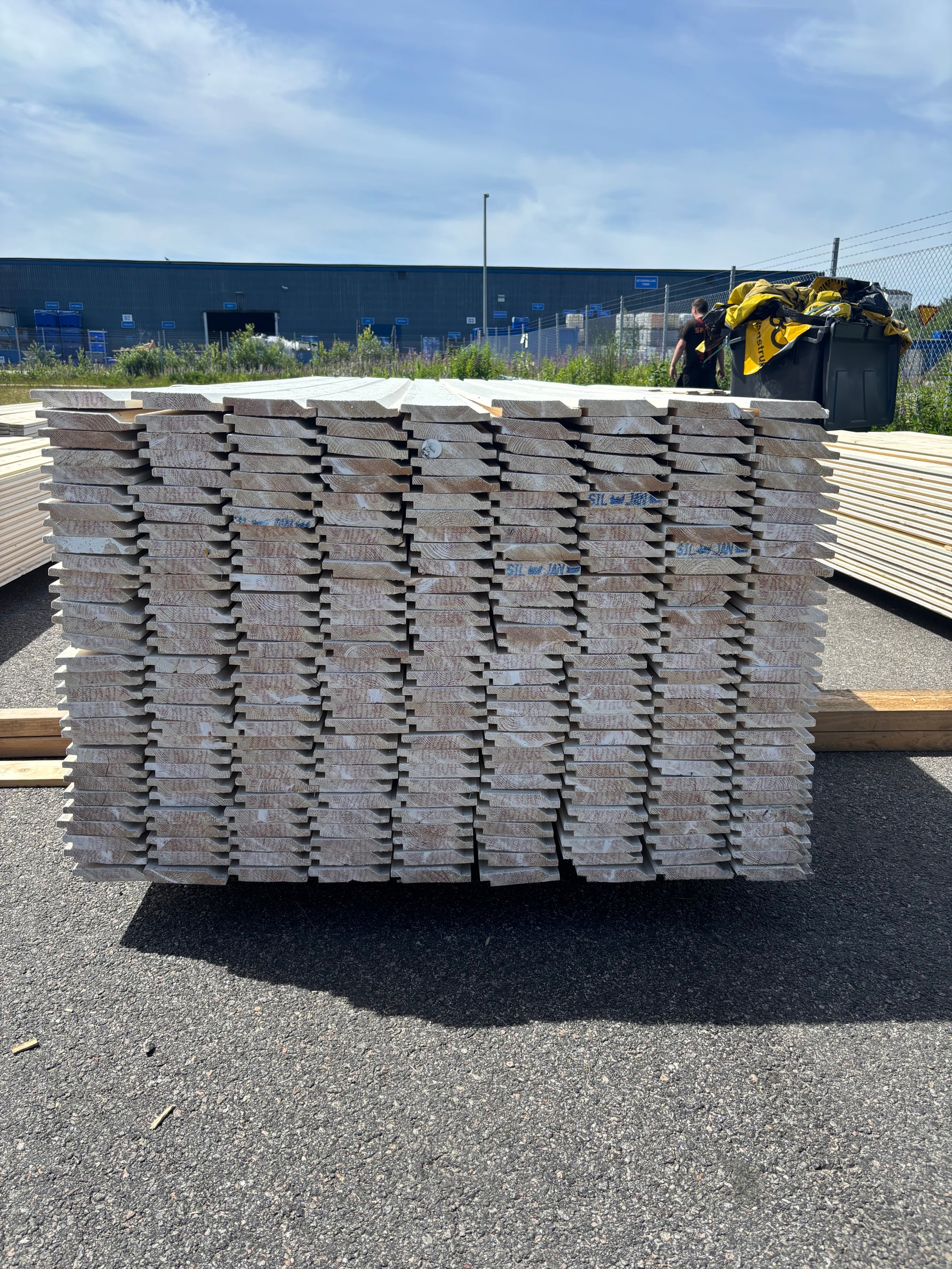 Paket Ytterpanel Enkelfas Halvspont 22x120mm, 270st 3.60m Mellanstruken&nbsp;