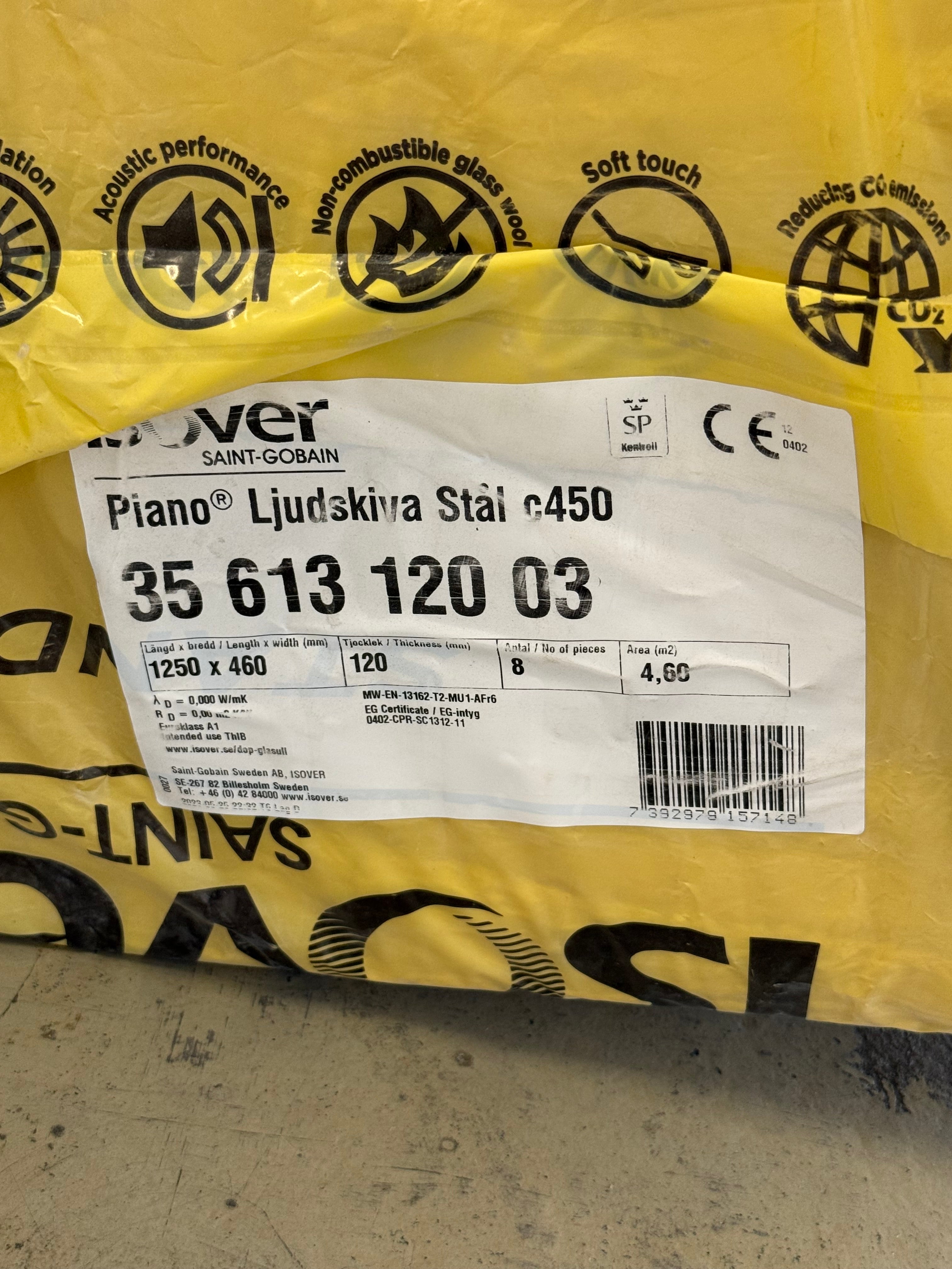 Paket ISOVER Ljudskiva 120mm
