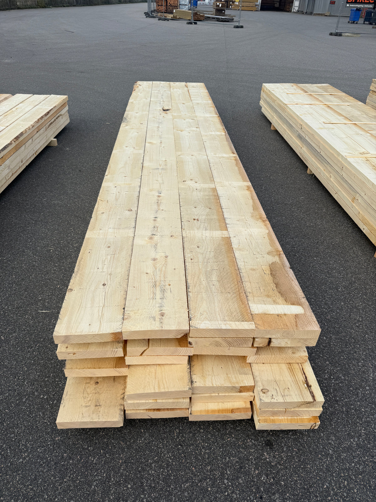 Paket Ohyvlade Reglar 47x250mm (4,20–4,80m) 28st