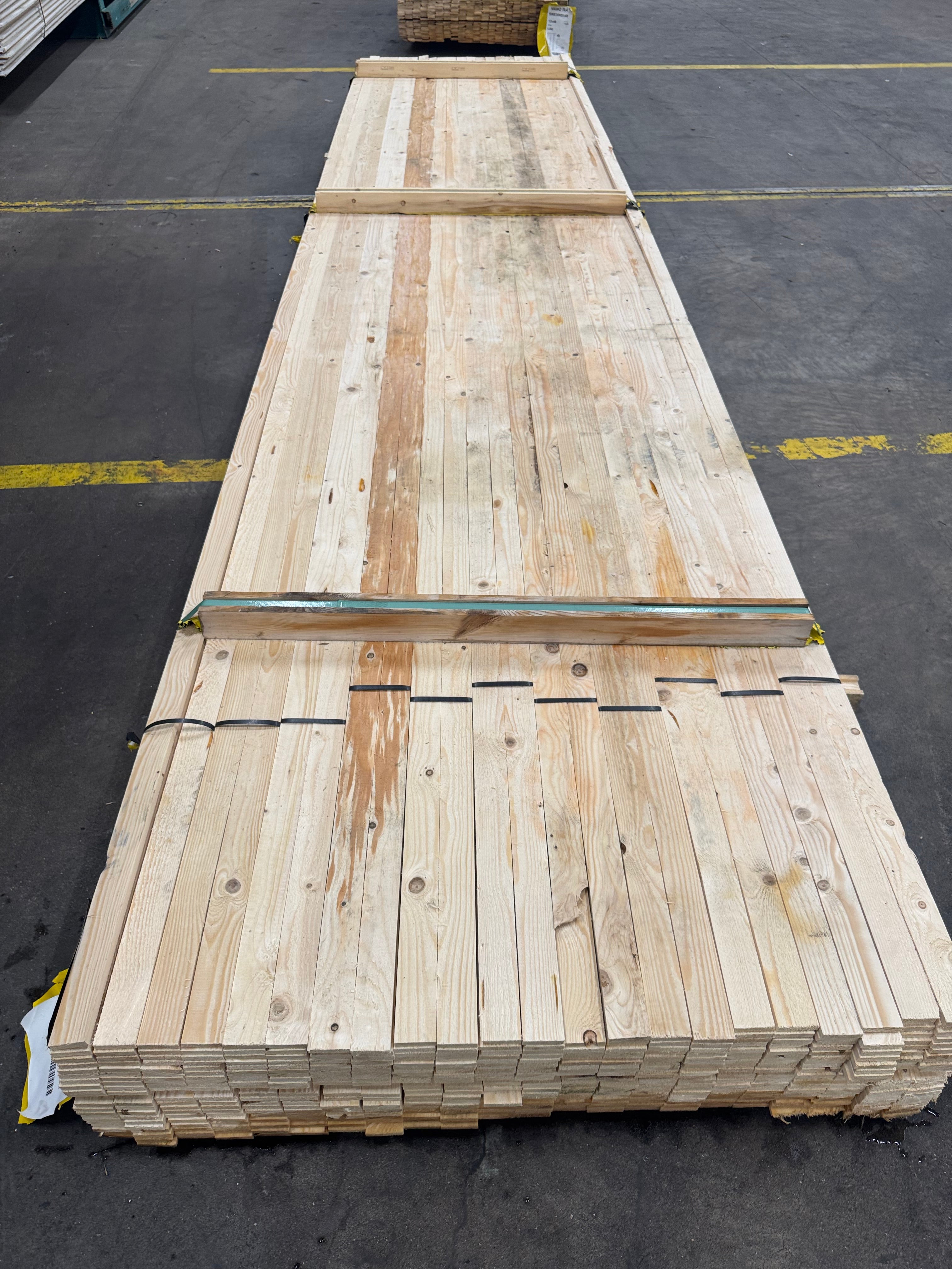 Paket Läkt 12x48mm – 440 st (4,80 m, Obehandlad Gran, Vattenskadad/Utsorterad)