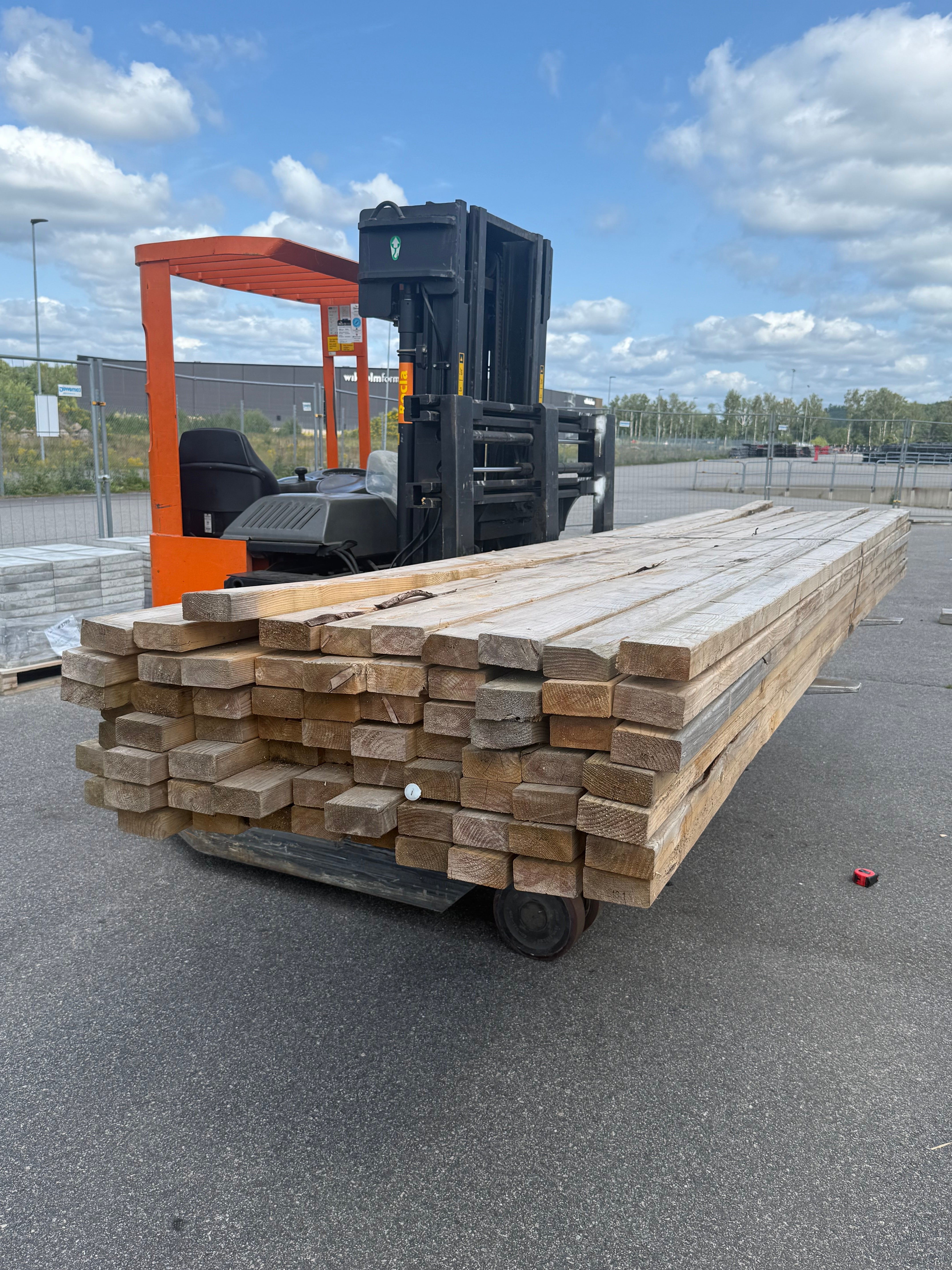 Paket Begagnade Formreglar 45x95 – 4,8 m (70 st)