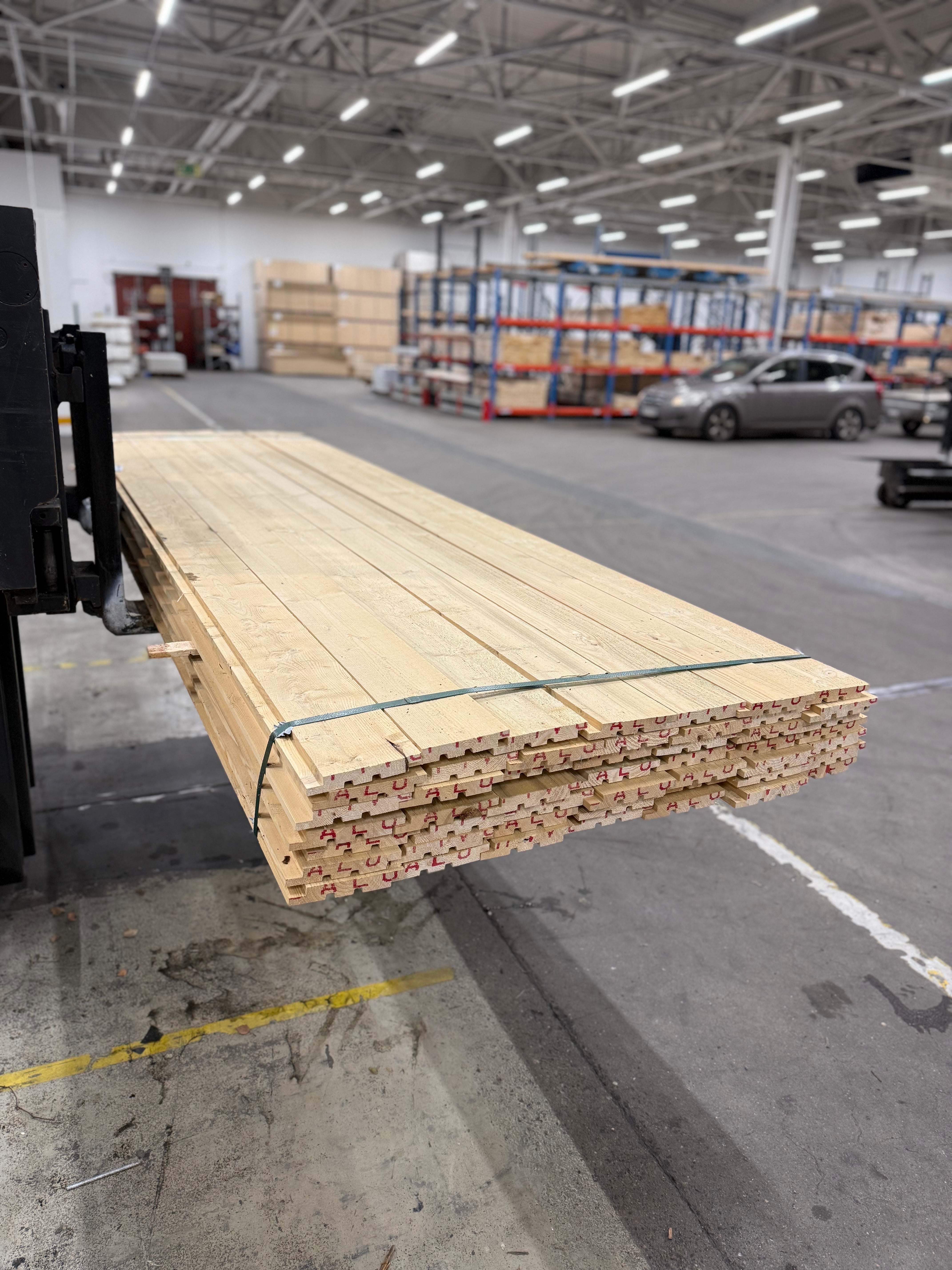 Paket Hakfals 21x144 mm – 49 st (3,30 m, Järnvitriol)