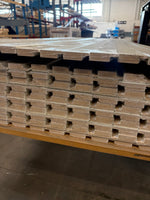 Pall Kakellist 15x55 vitmålad - 2.40m - 192 st