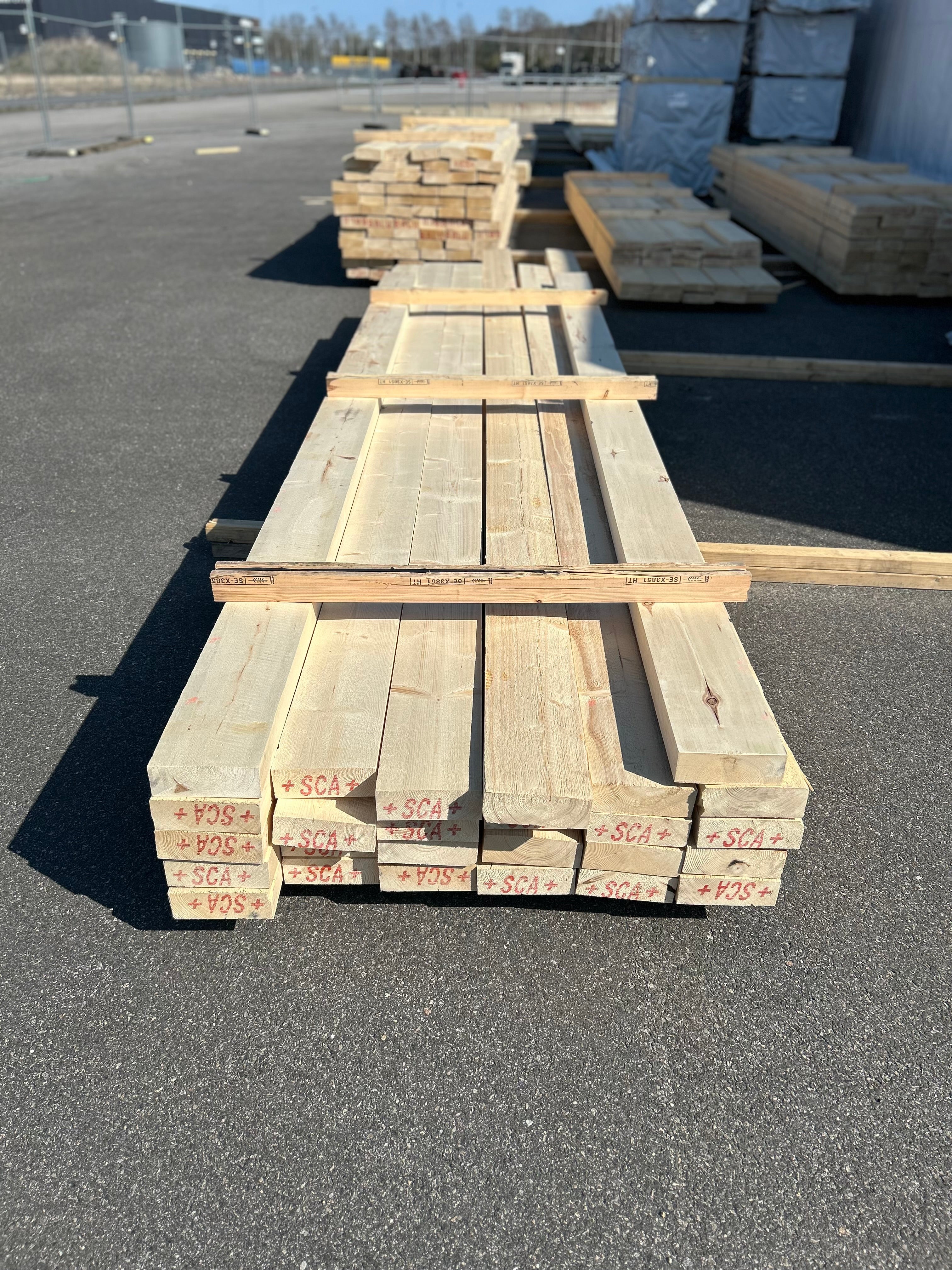 Paket Ohyvlade Reglar 63x175mm 25st