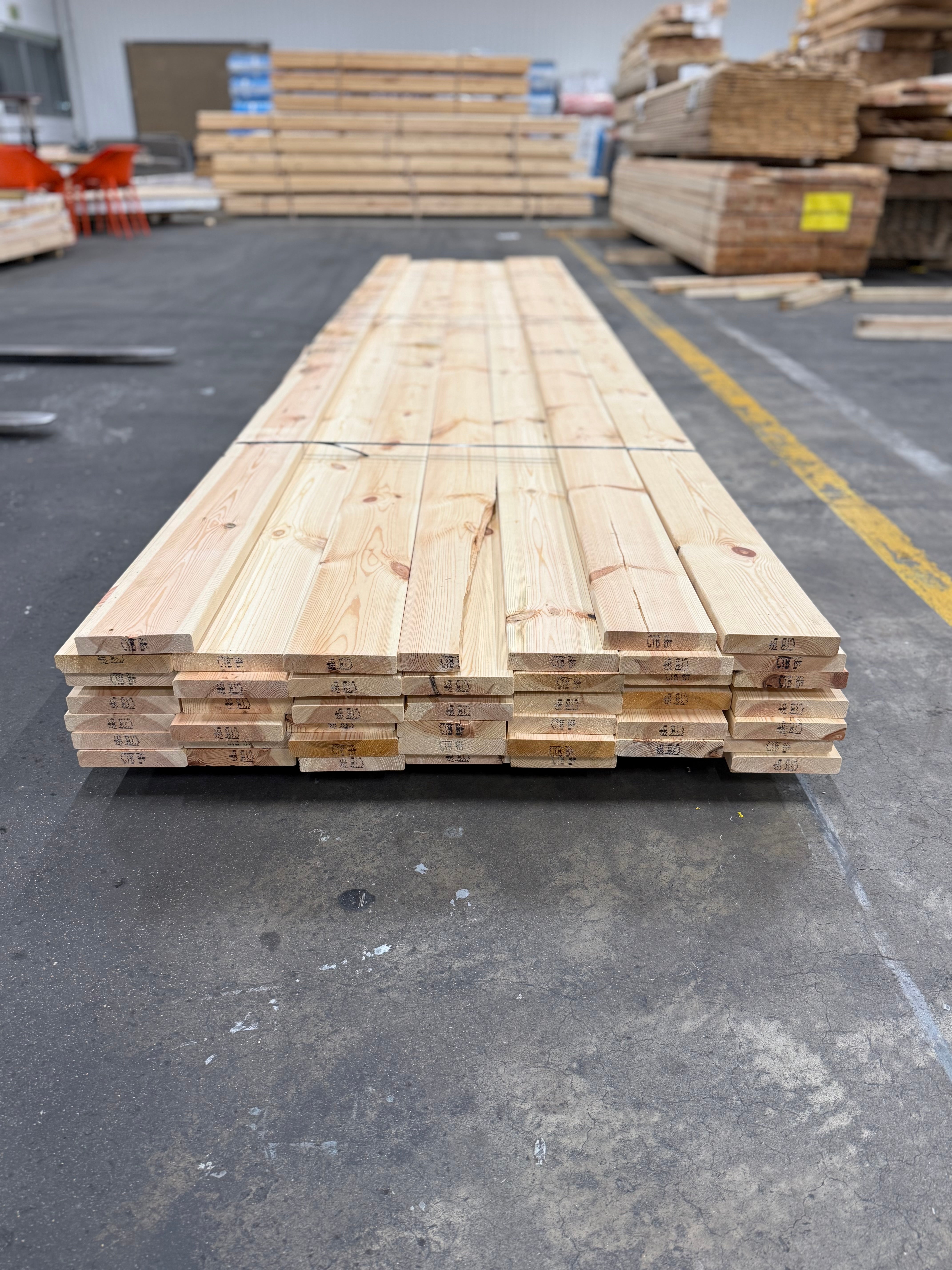 Paket Hyvlade Brädor 27x145mm 4.80m- 44st (Furu) B- sortering