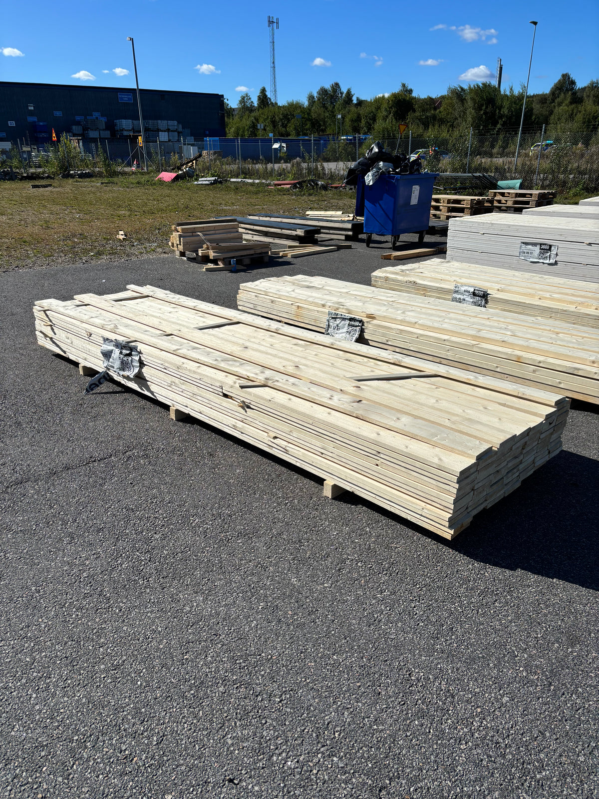 Paket Finsågade Brädor 22x145mm 3,60m 87st (Andra Sortering)