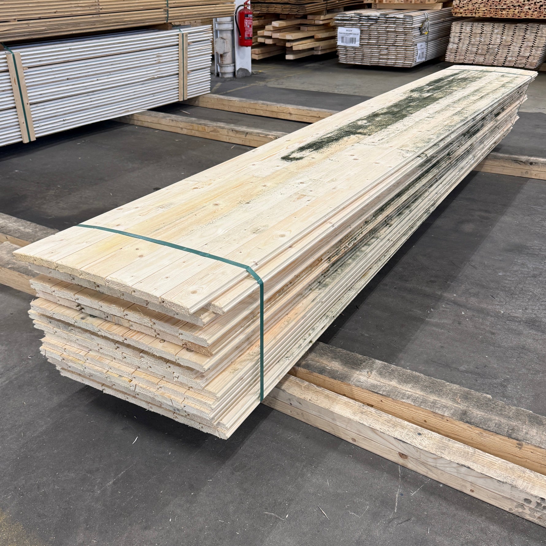 Paket Råspontluckor 20x540x3600mm 20st (Mögelskadade)