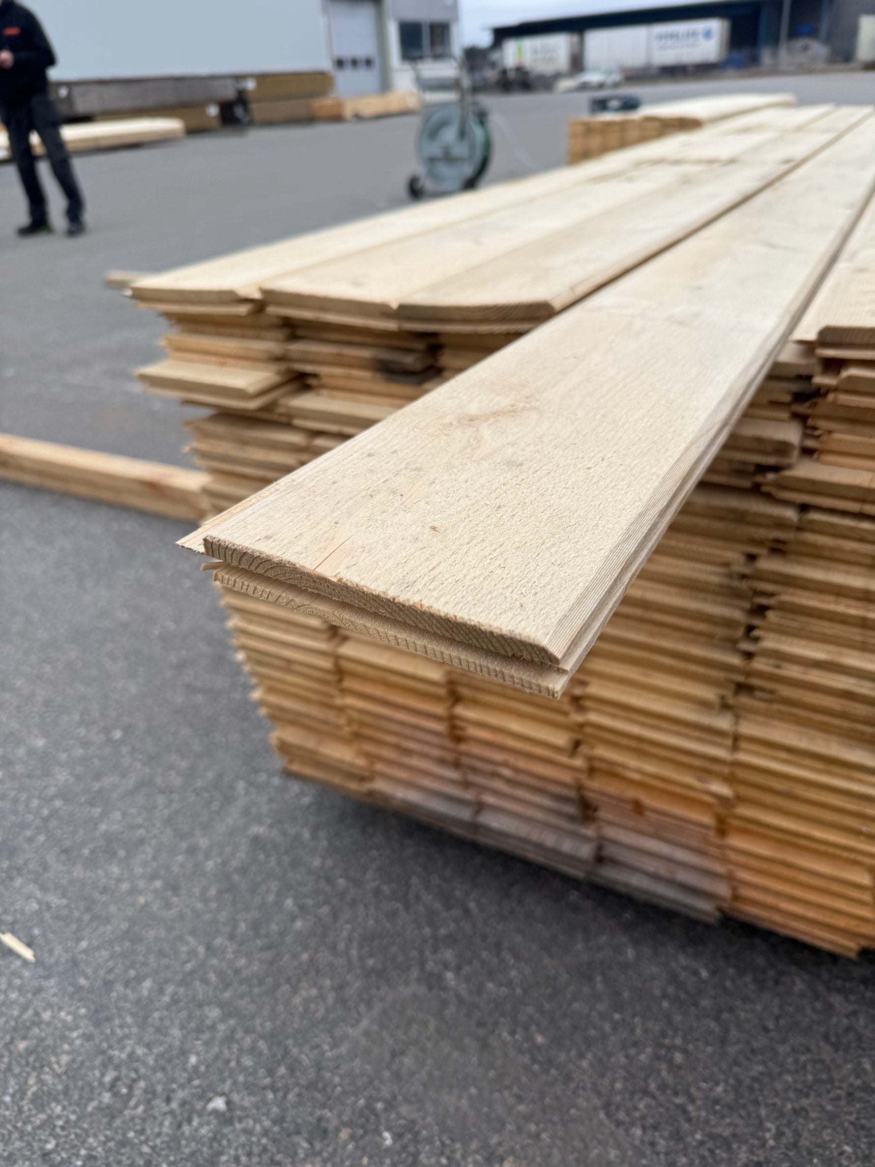 Paket Ytterpanel 22x145mm, 175st 3.60m- Obehandlad