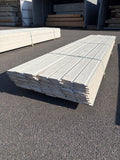 Paket Ytterpanel Dubbelfas 22×145 mm 4,50 m – Vit Grundmålad, 63 st