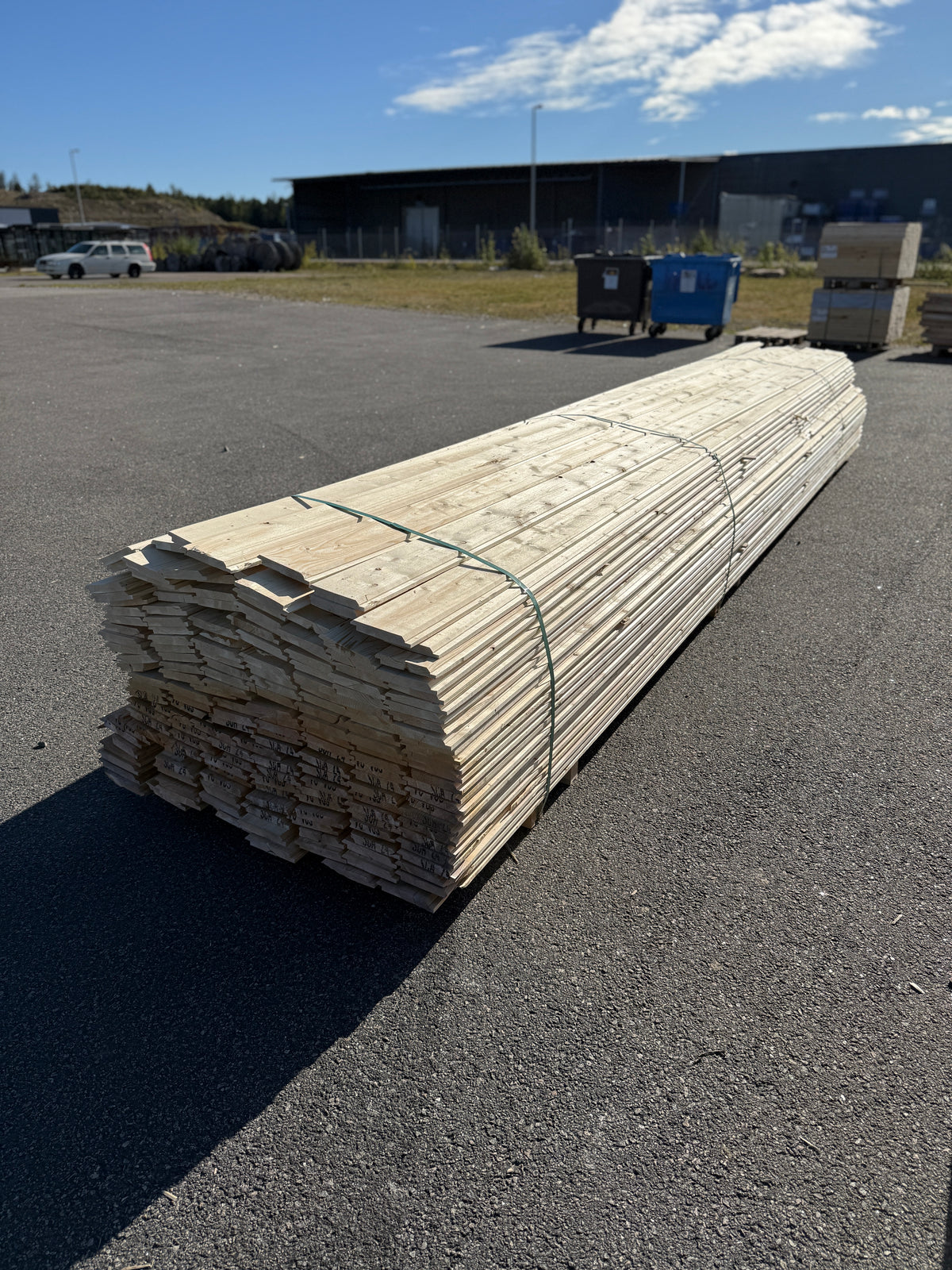 Paket Dubbelfasspont 22x145mm 5,40m 182st Obehandlade