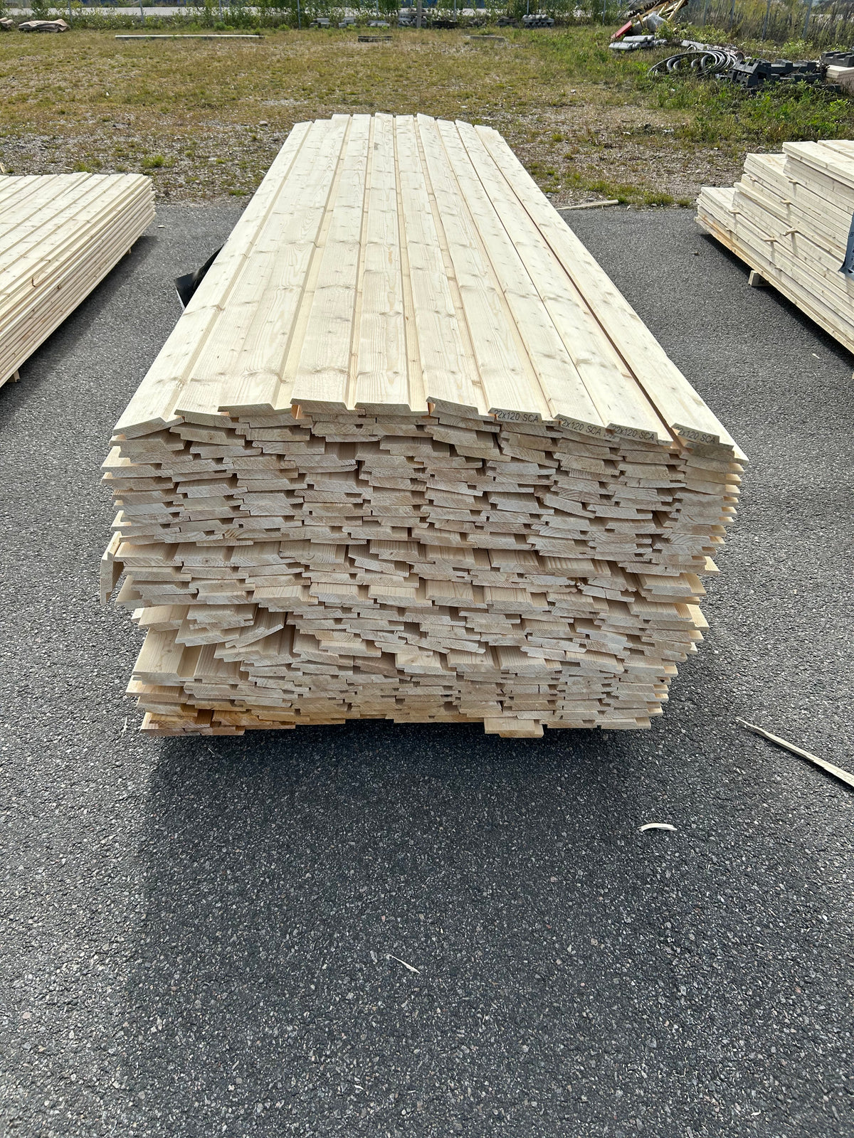 Paket Springpanel 22x120 mm – 3,60–4,80 m (Andra sortering)
