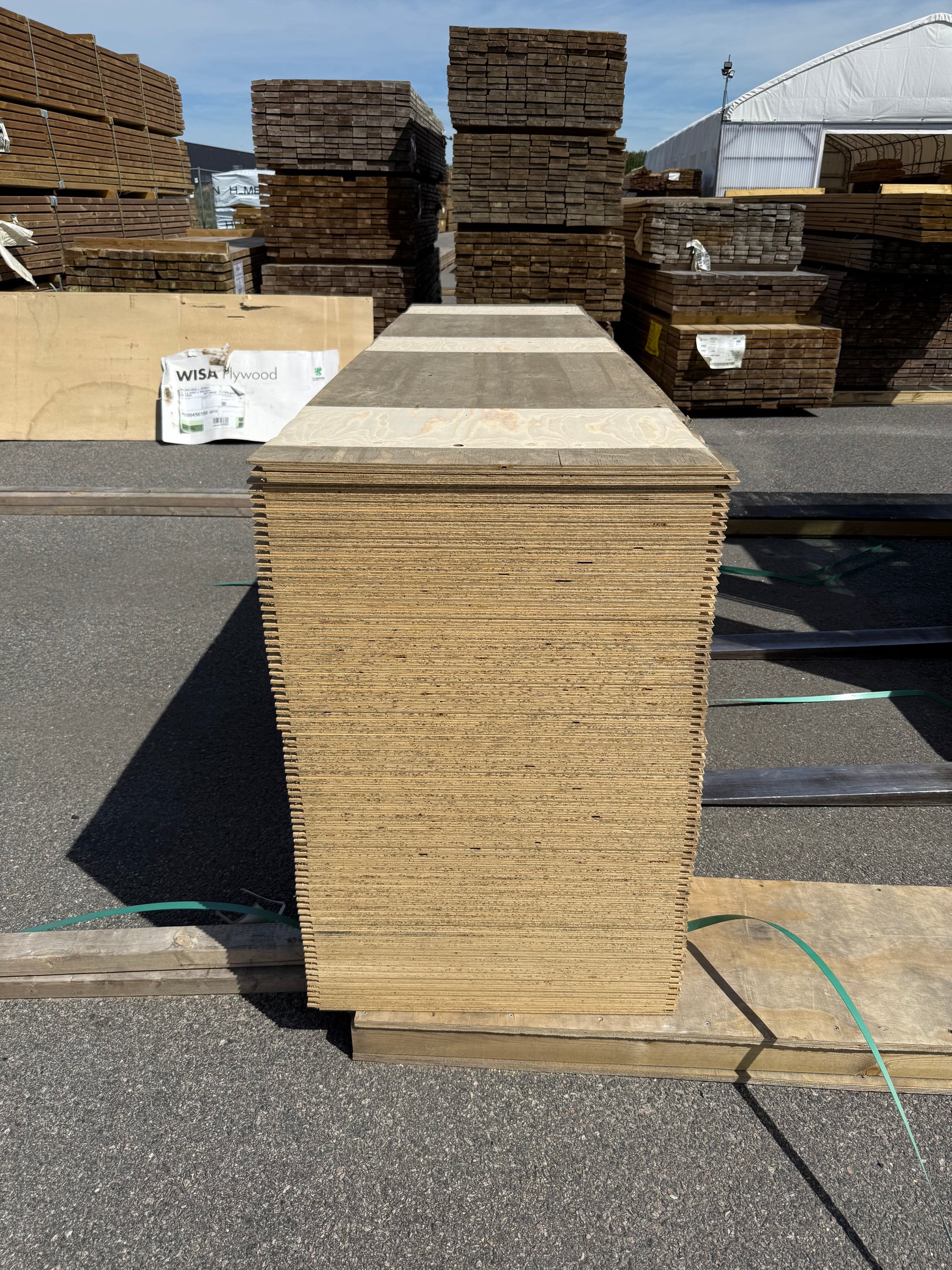 Parti WISA Wall Ergo Plywoodskivor 12mm (598x2400mm)