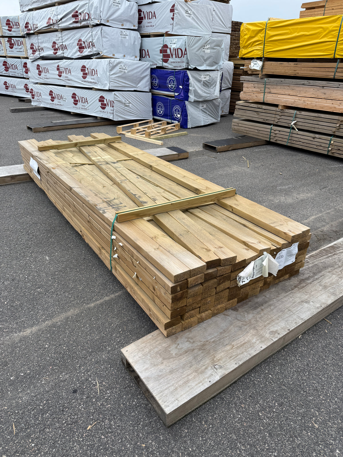 Parti Tryckimpregnerade Reglar 45x95mm 3.30m 72st- Furu C24