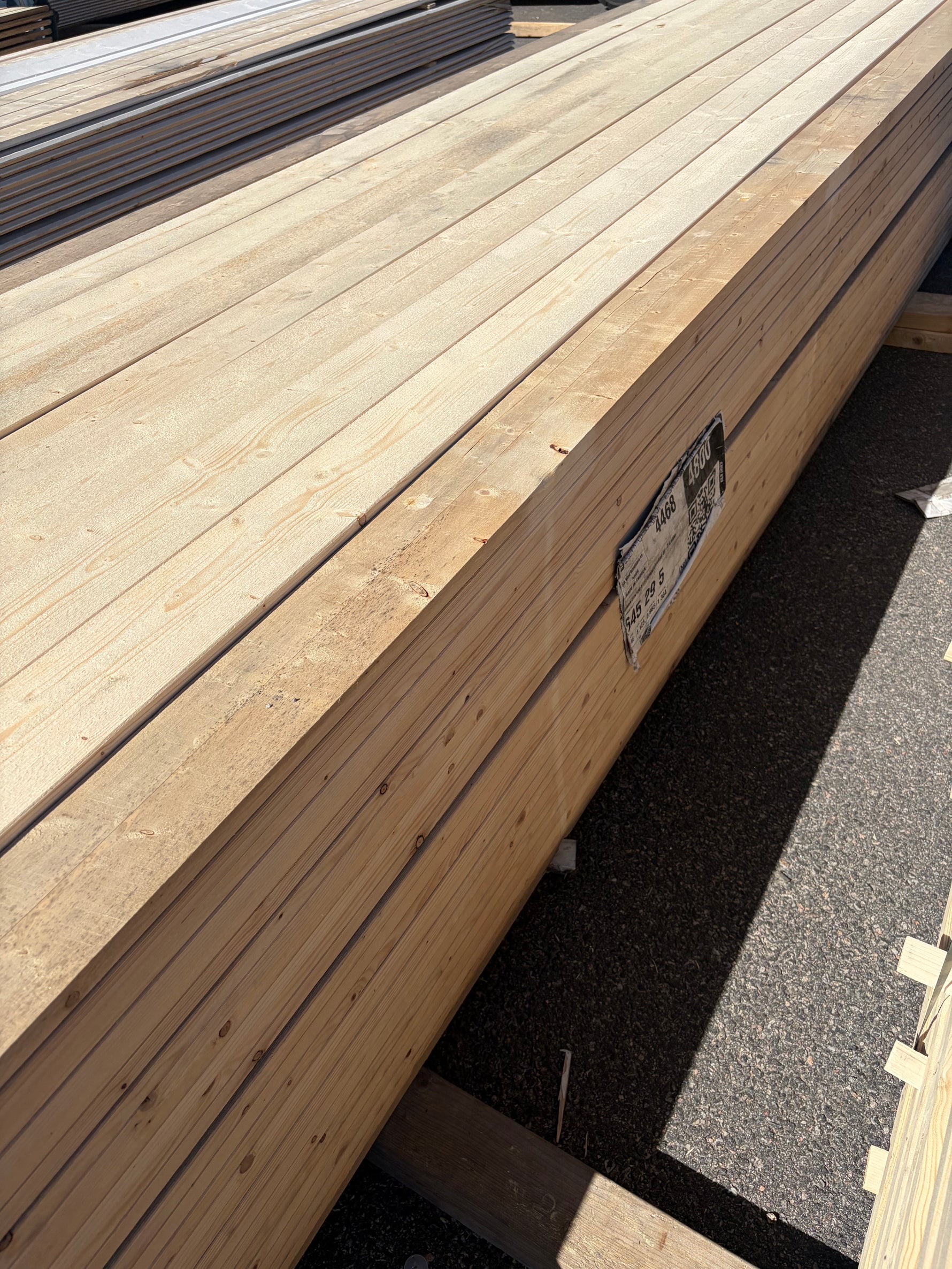 Paket Finsågade Brädor 22x120mm, 234st 4.80m (G4-2)