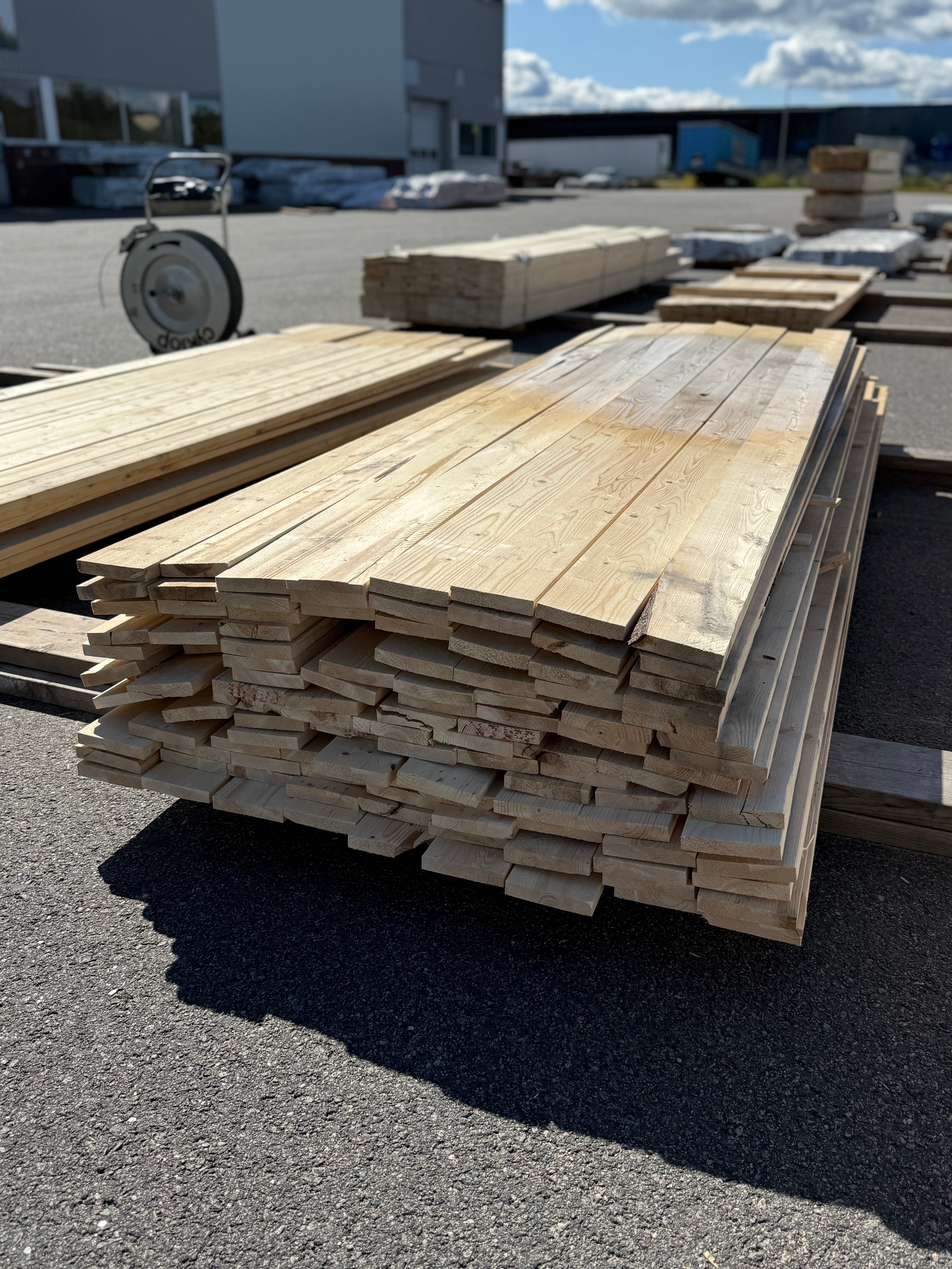 Paket Finsågad Panel 22x120mm 114st 3.0–3.60m – Andra sortering