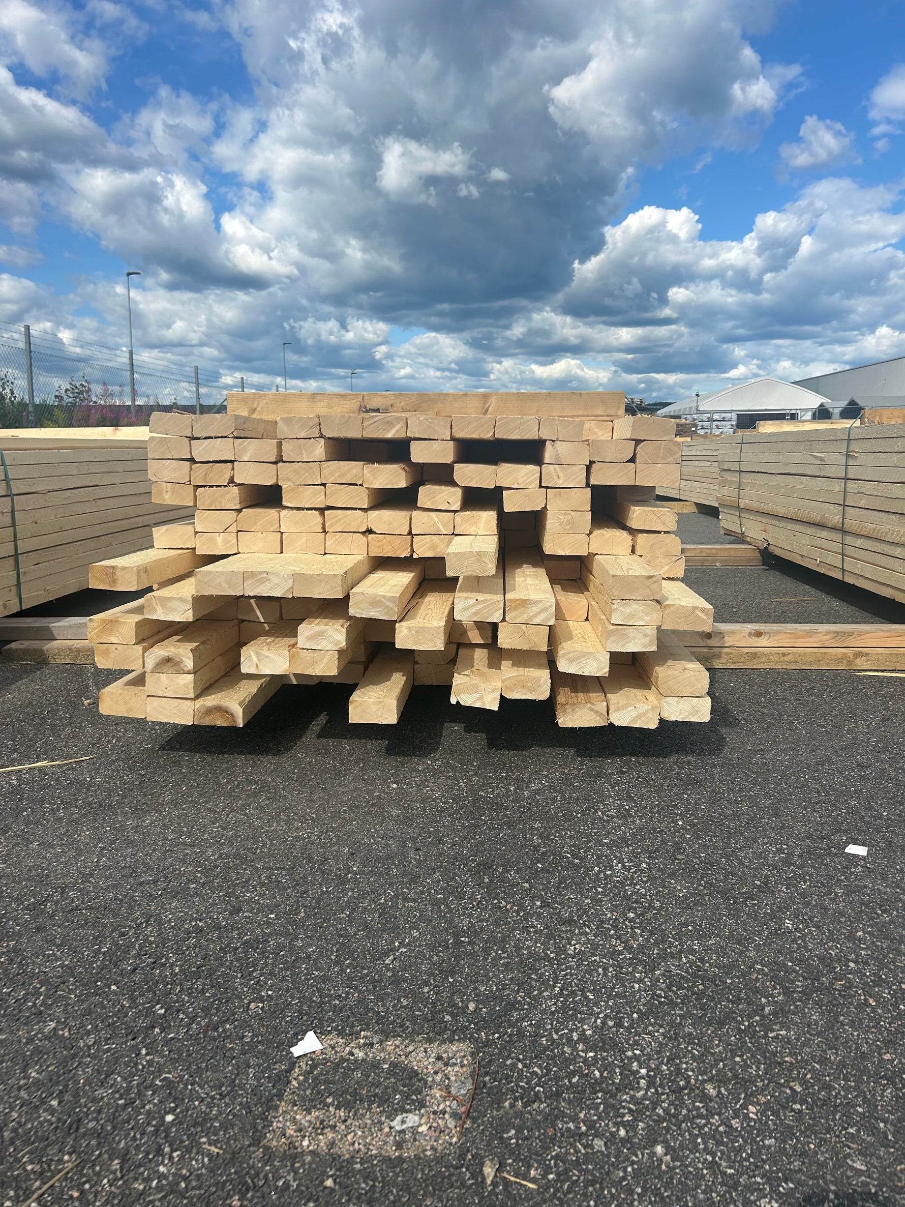 Paket Reglar 45x90mm 2,70-3,90m 144st Ohyvlat