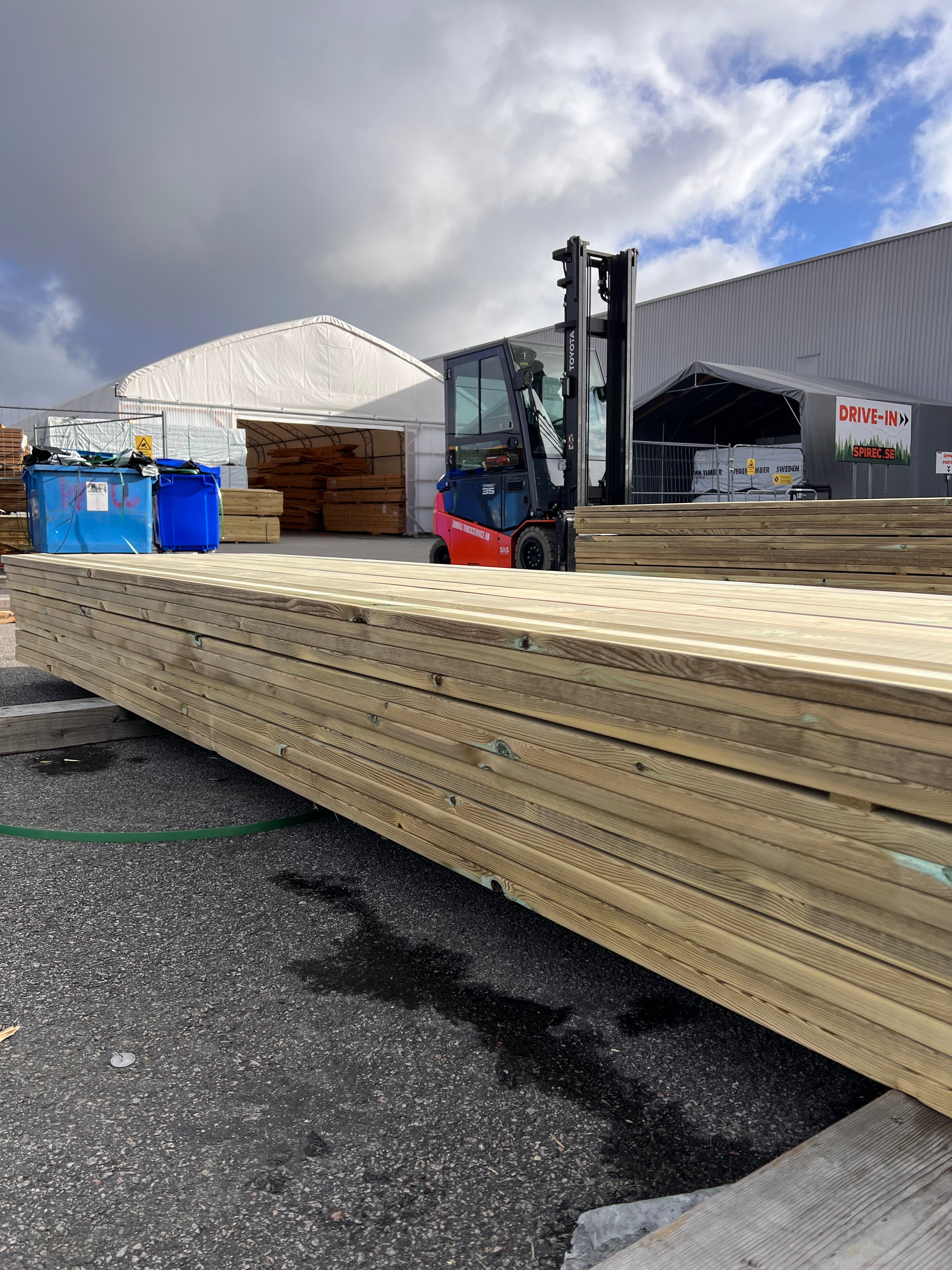 Paket Tryckimpregnerad Trall 27x145 Rillad  91 st (B-Sortering)