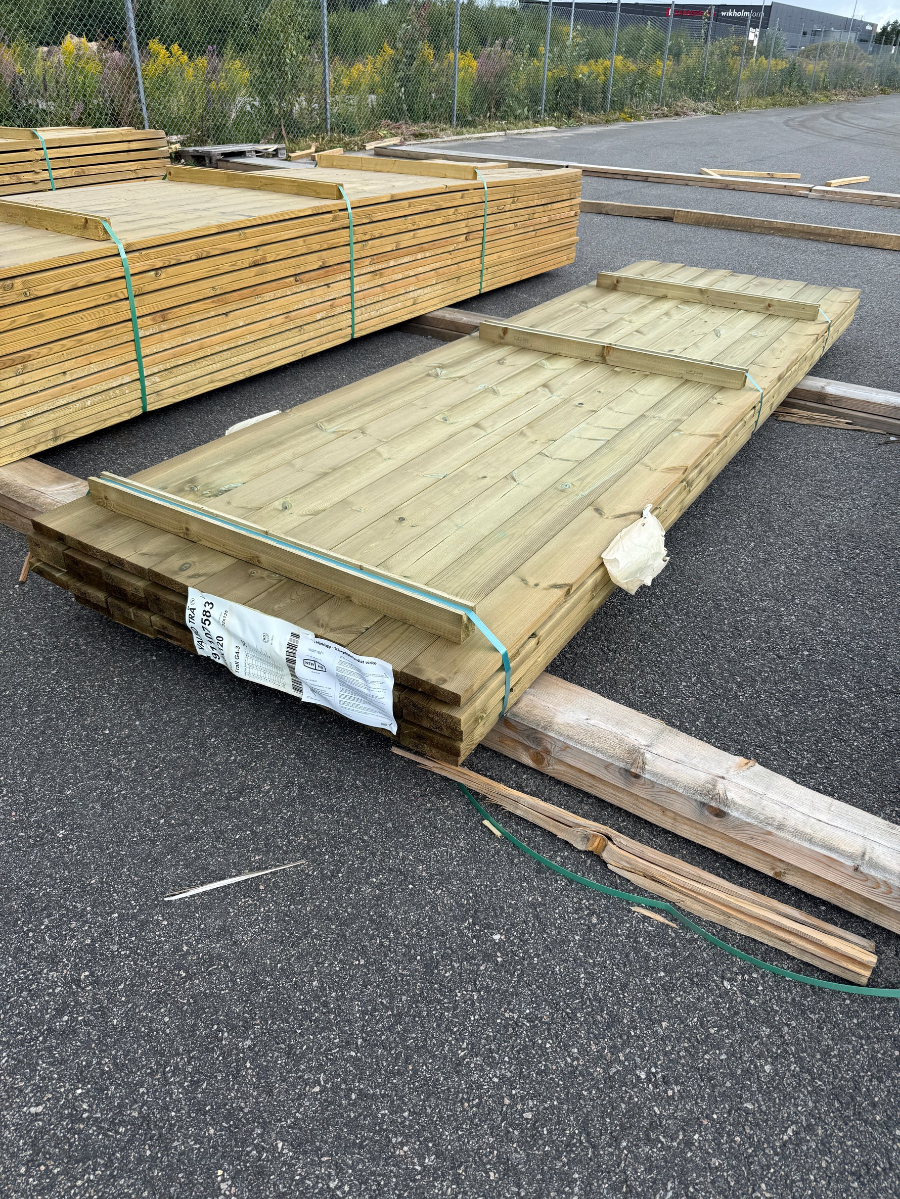 Paket Tryckimpregnerad Trall 28×120 mm, 45st 3,60 m (G4-3)
