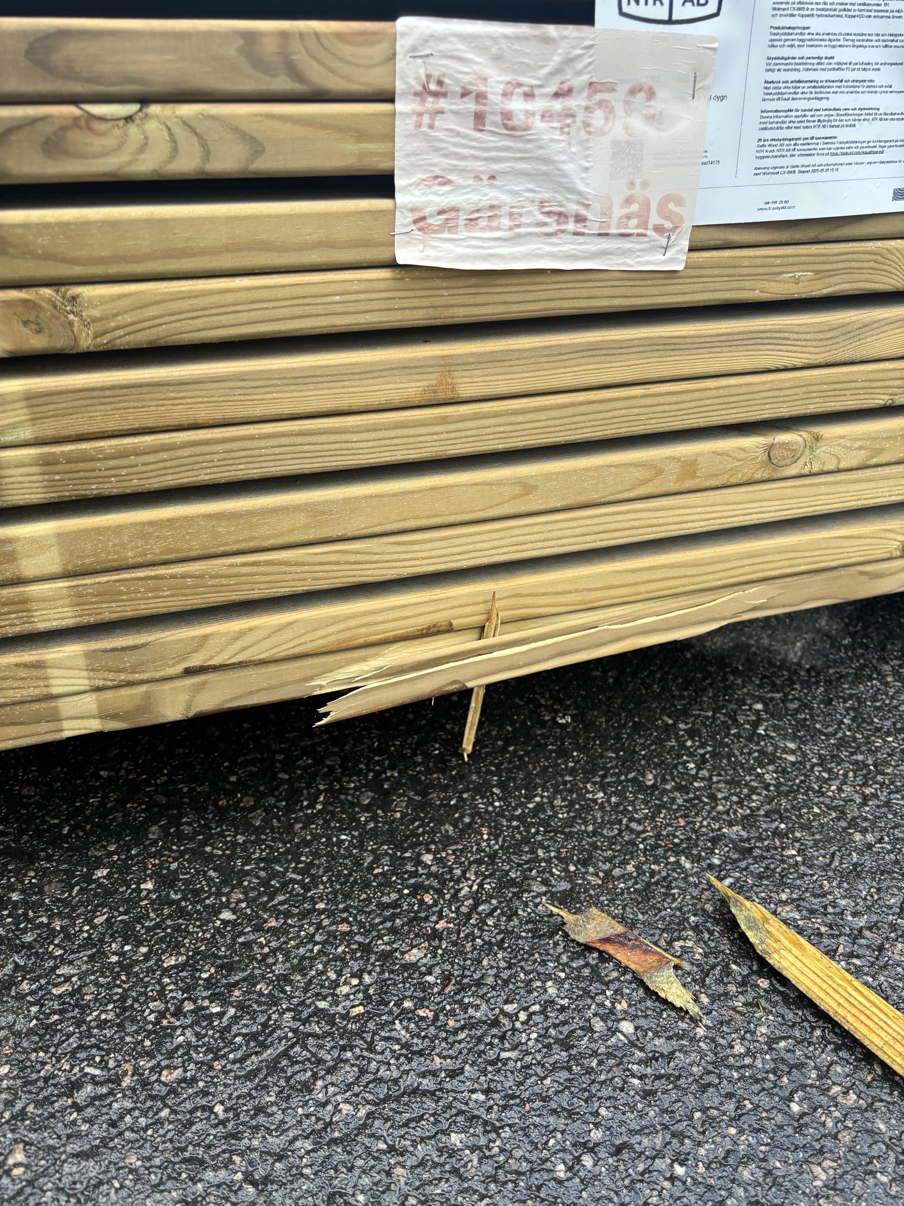 Paket Tryckimpregnerad Trall 28x120mm Furu, 104st 4,8m