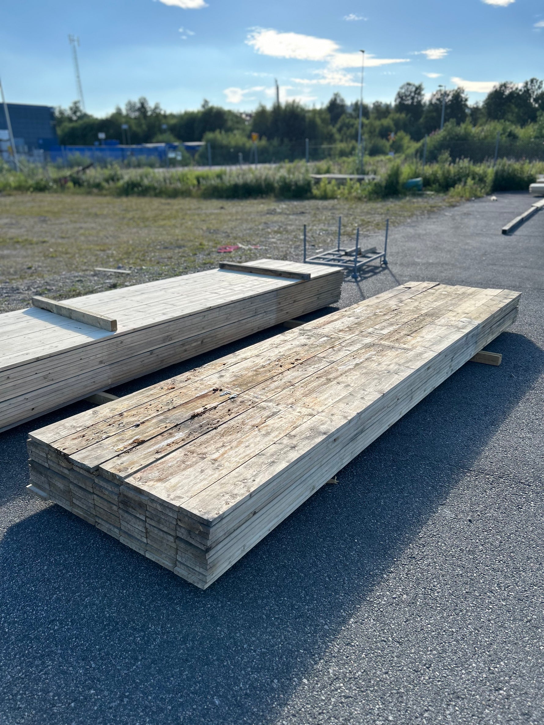 Paket Finsågade Brädor 22x145mm, 77st 4.20m Fuktskadad