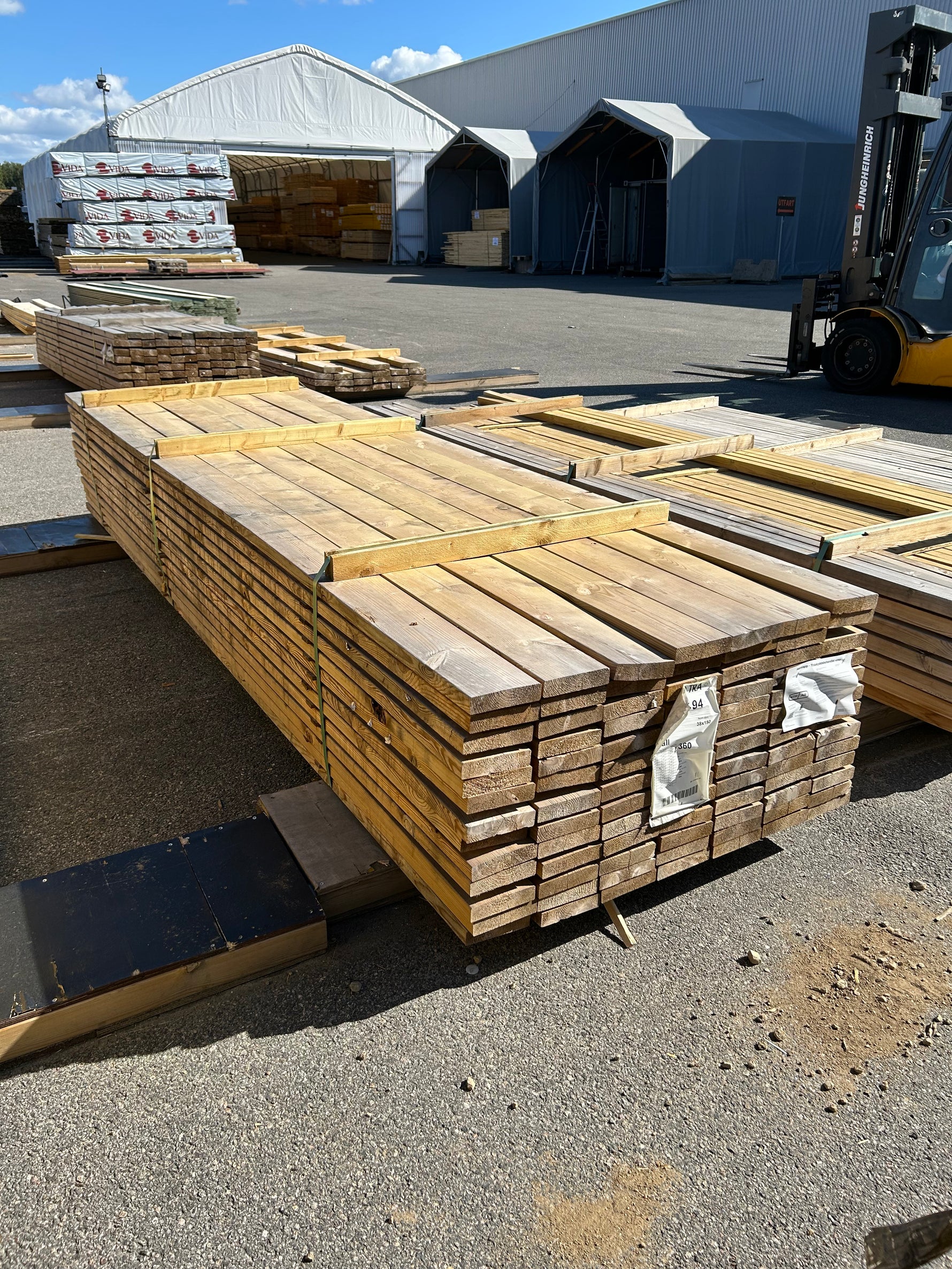 Parti Tryckimpregnerad Trall 34x145mm 3,60m 91st Furu NTR AB