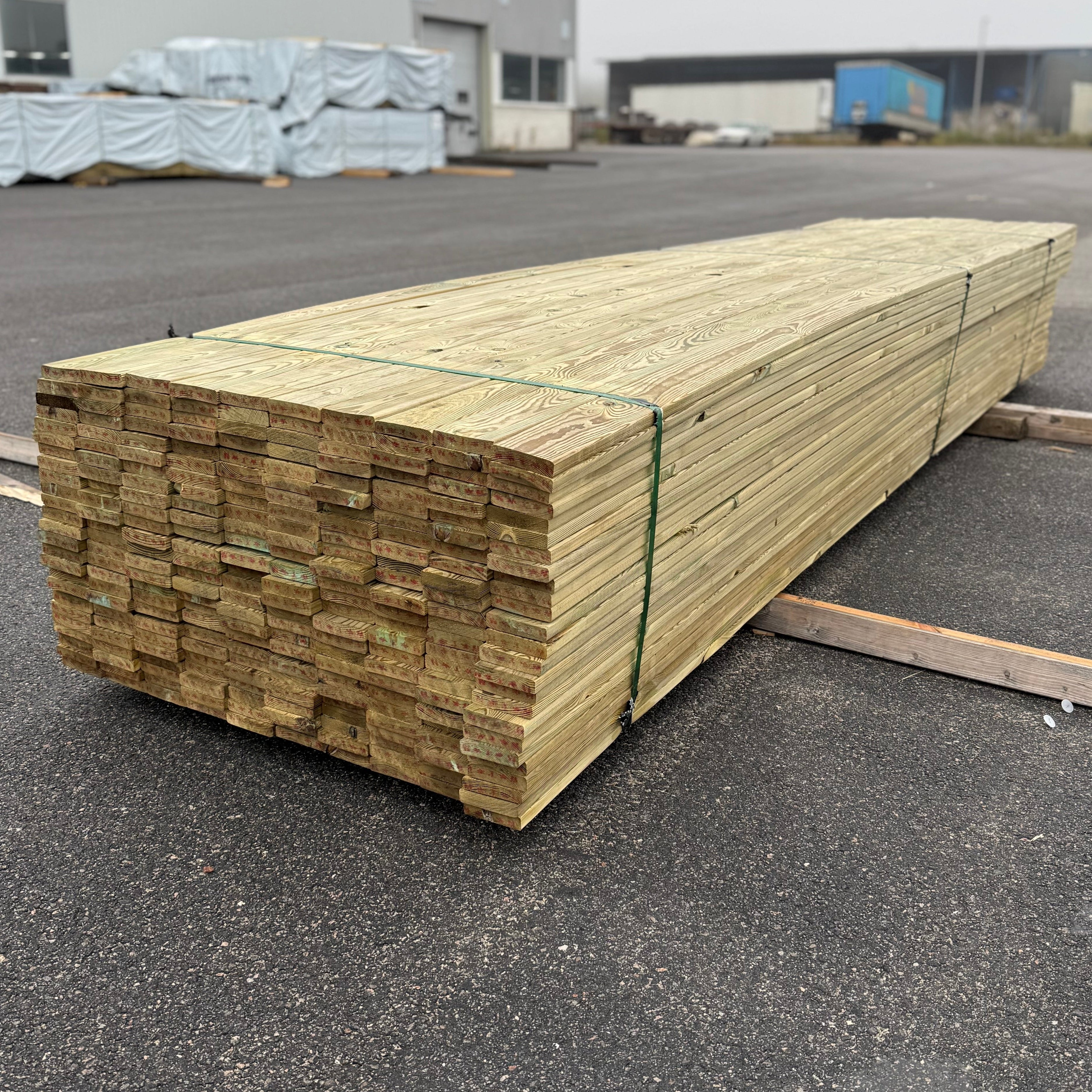 Tryckimpregnerad Trall 22x95mm Furu (Sekunda)